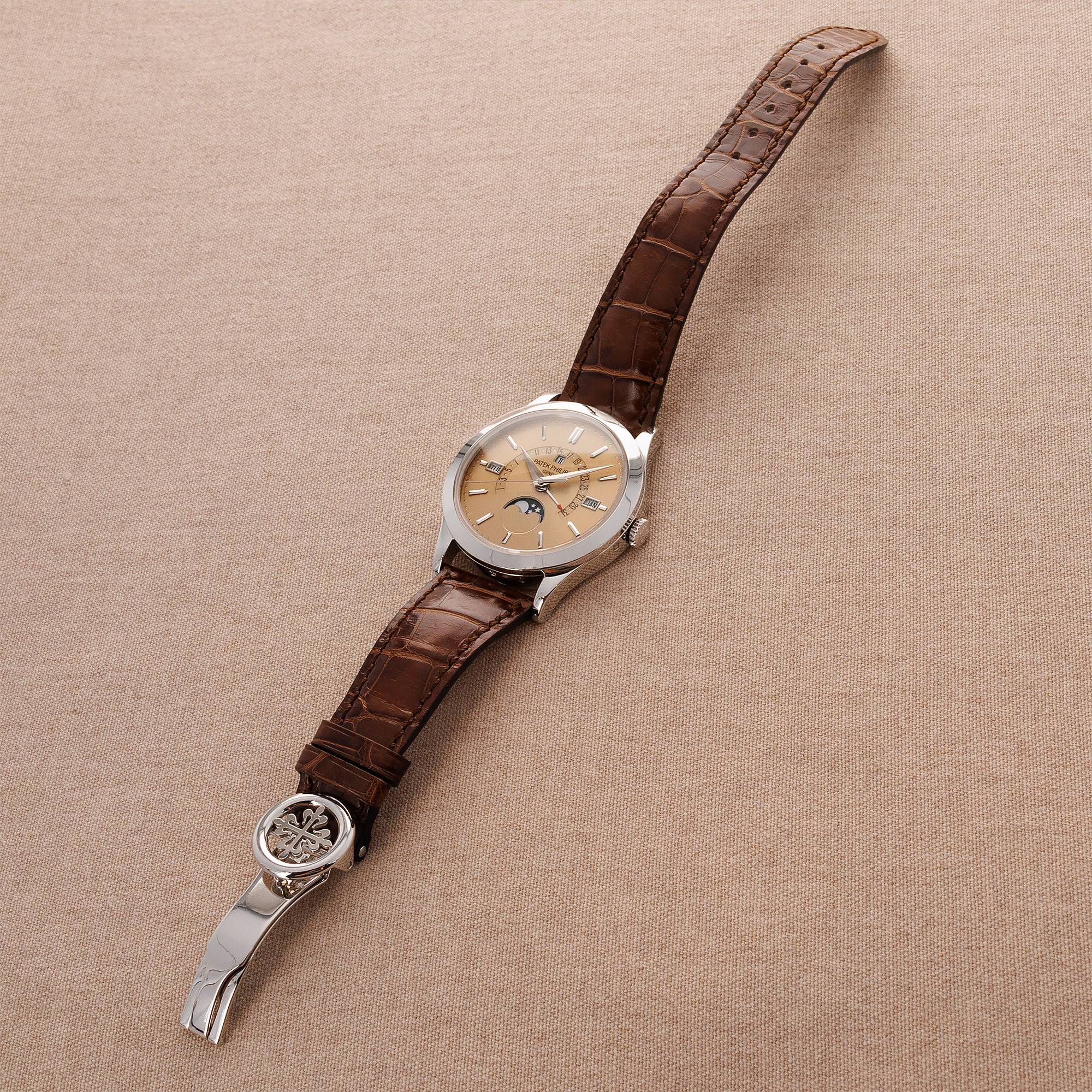 Patek Philippe Platinum Perpetual Calendar Ref. 5496 with Box and Papers - Image 4