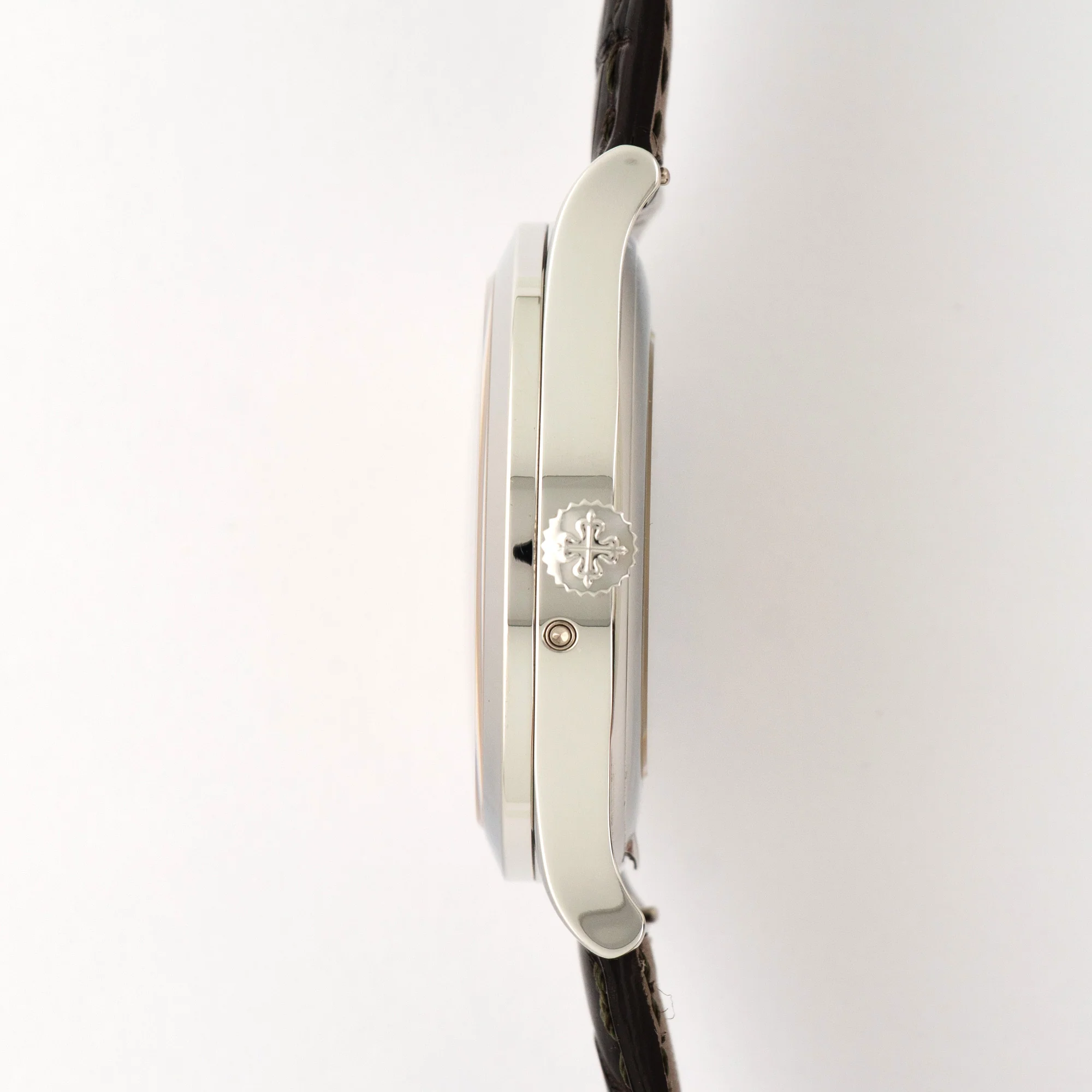 Patek Philippe Platinum Perpetual Calendar Retrograde Watch Ref. 5496 - Image 3