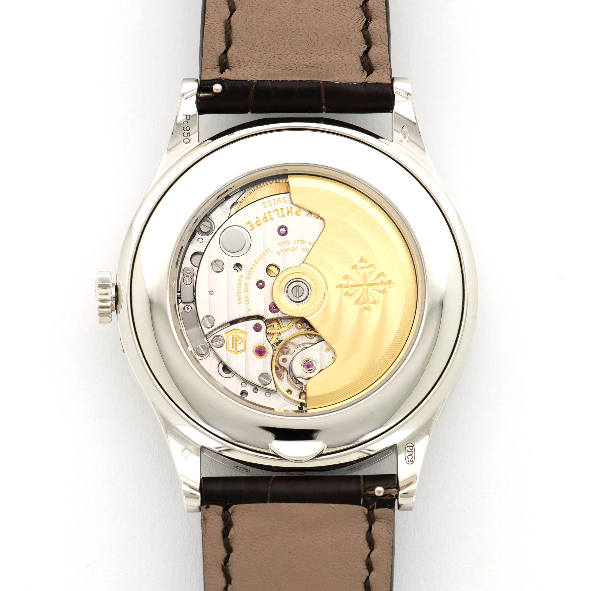 Patek Philippe Platinum Perpetual Calendar Retrograde Watch Ref. 5496 - Image 4