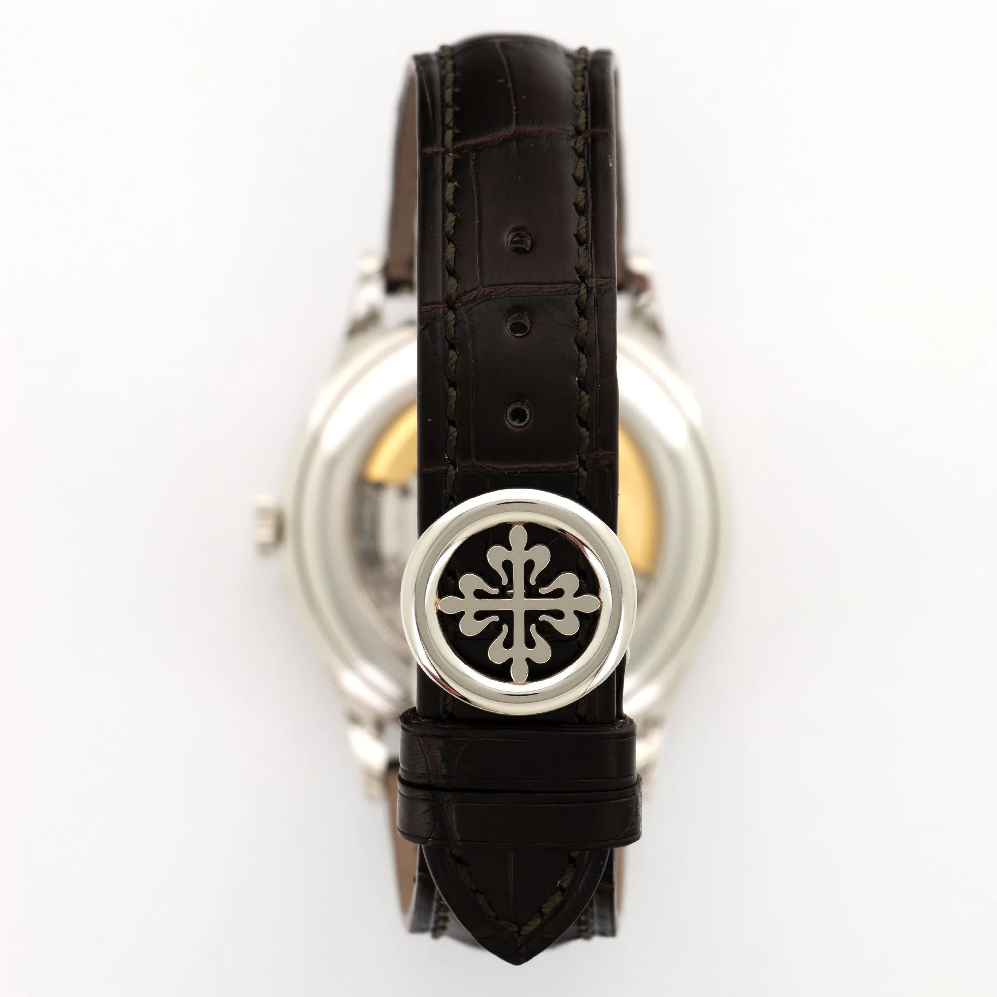Patek Philippe Platinum Perpetual Calendar Retrograde Watch Ref. 5496 - Image 5