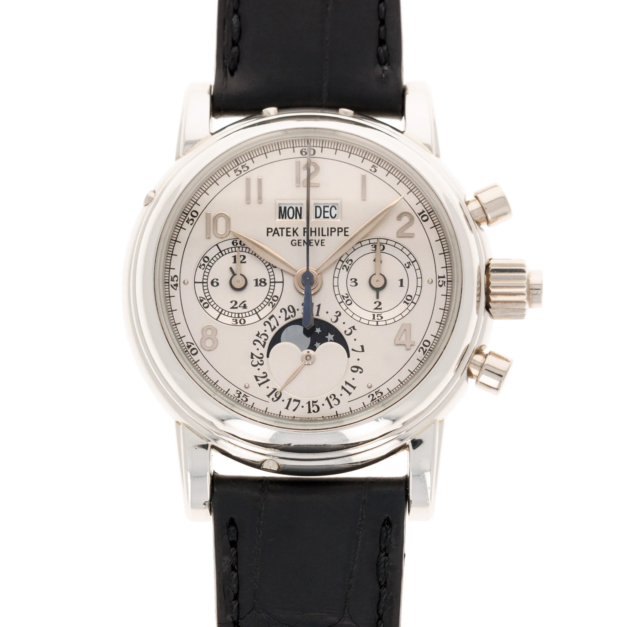 Patek Philippe Platinum Perpetual Calendar Split Seconds Chronograph Ref. 5004