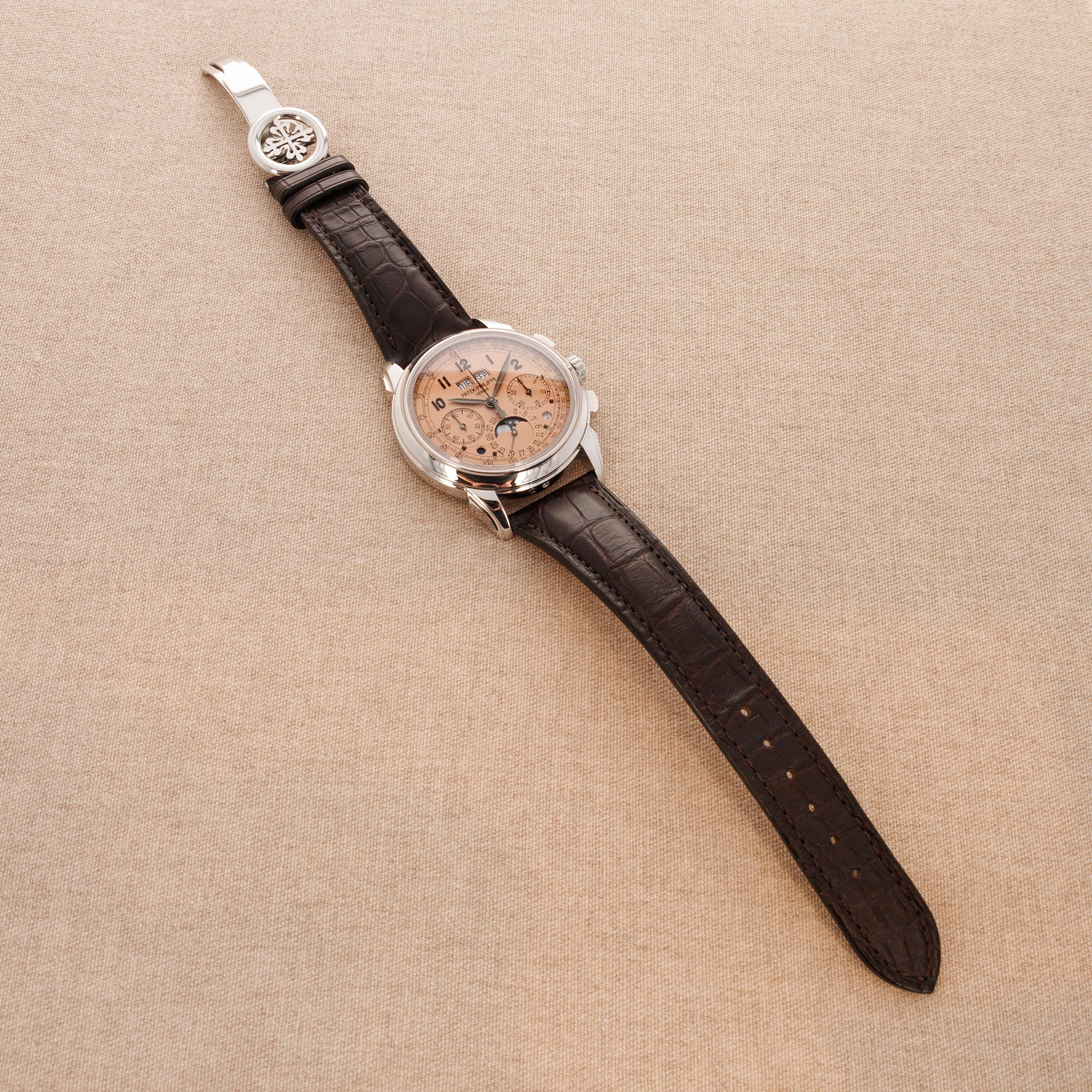 Patek Philippe Platinum Perpetual Calendar Watch Ref. 5270 - Image 4