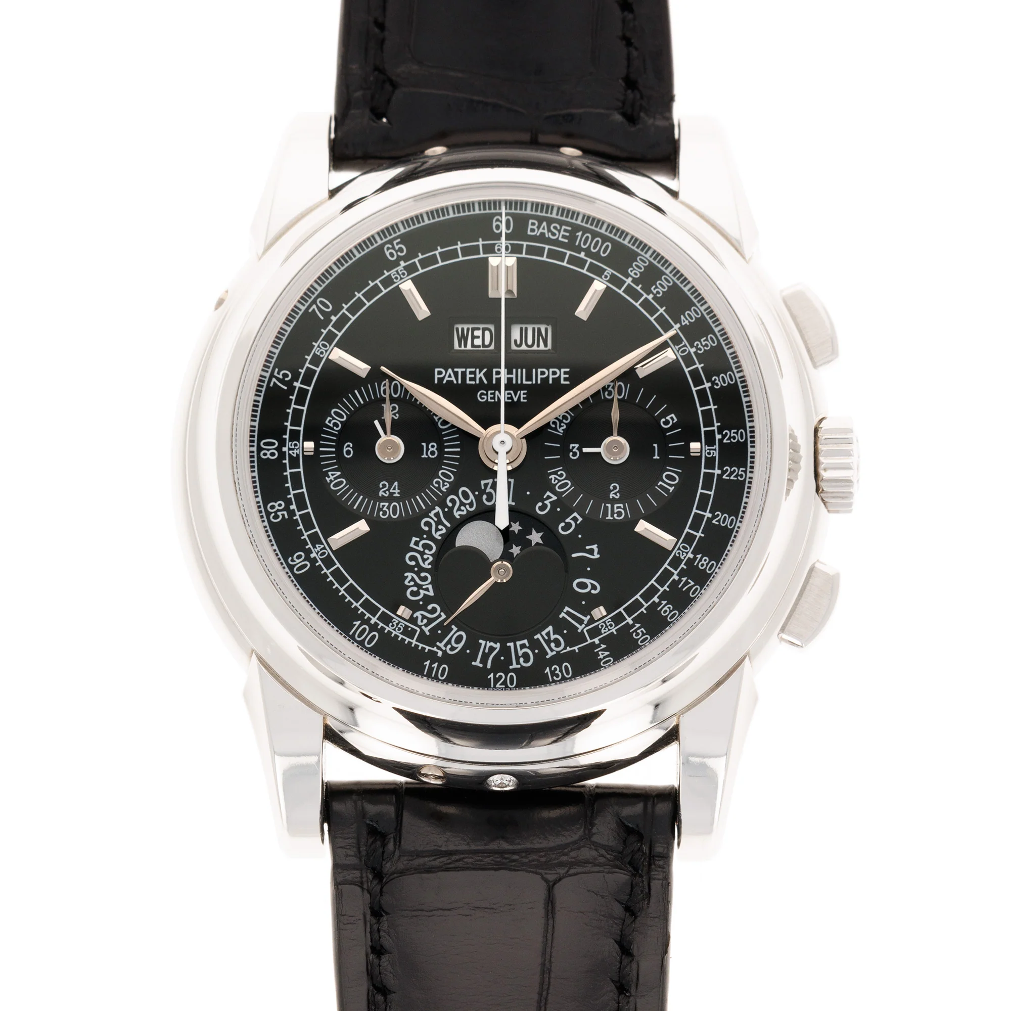Patek Philippe Platinum Perpetual Calendar Chronograph Watch Ref. 5970