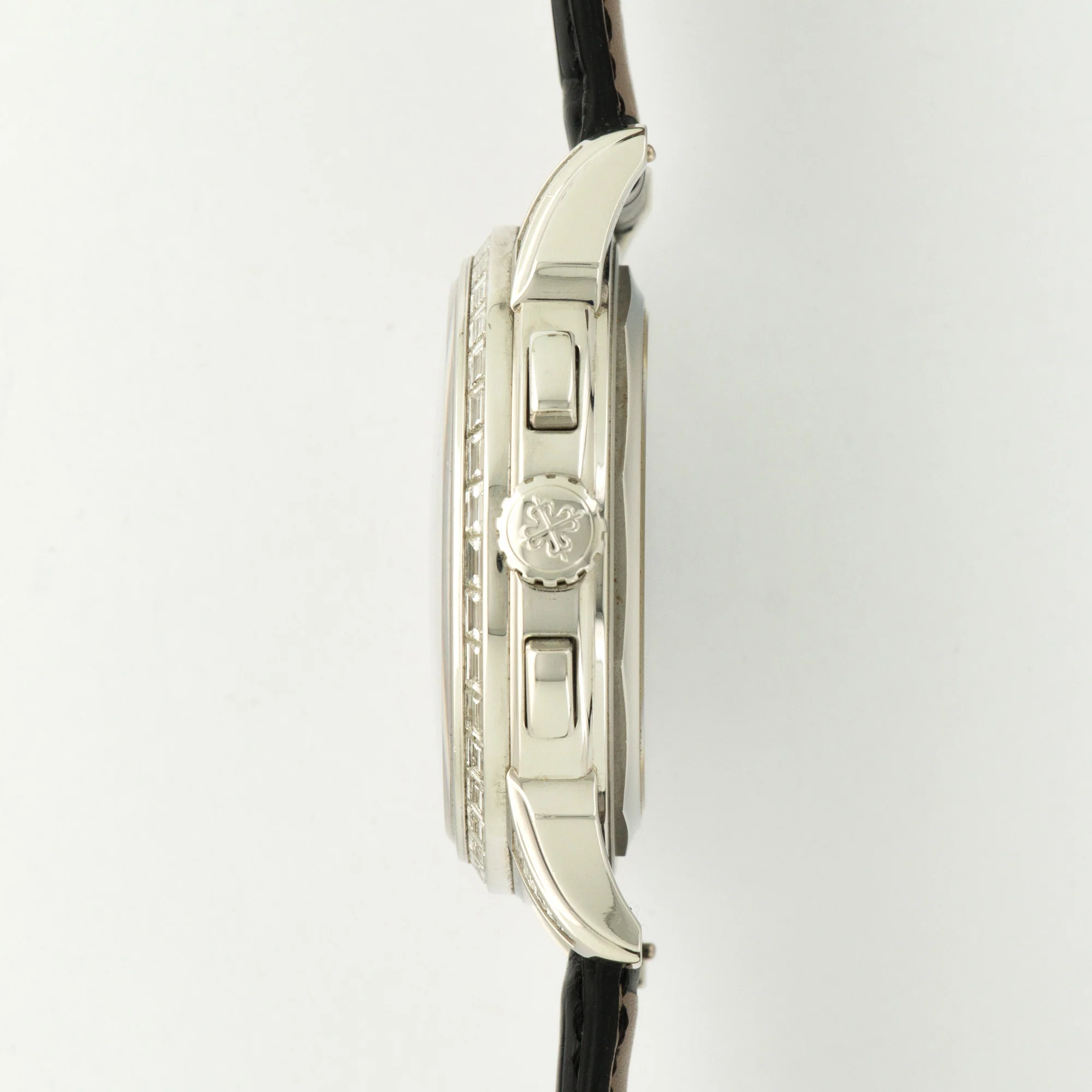 Patek Philippe Platinum Perpetual Diamond Chrono Watch Ref. 5271 - Image 3