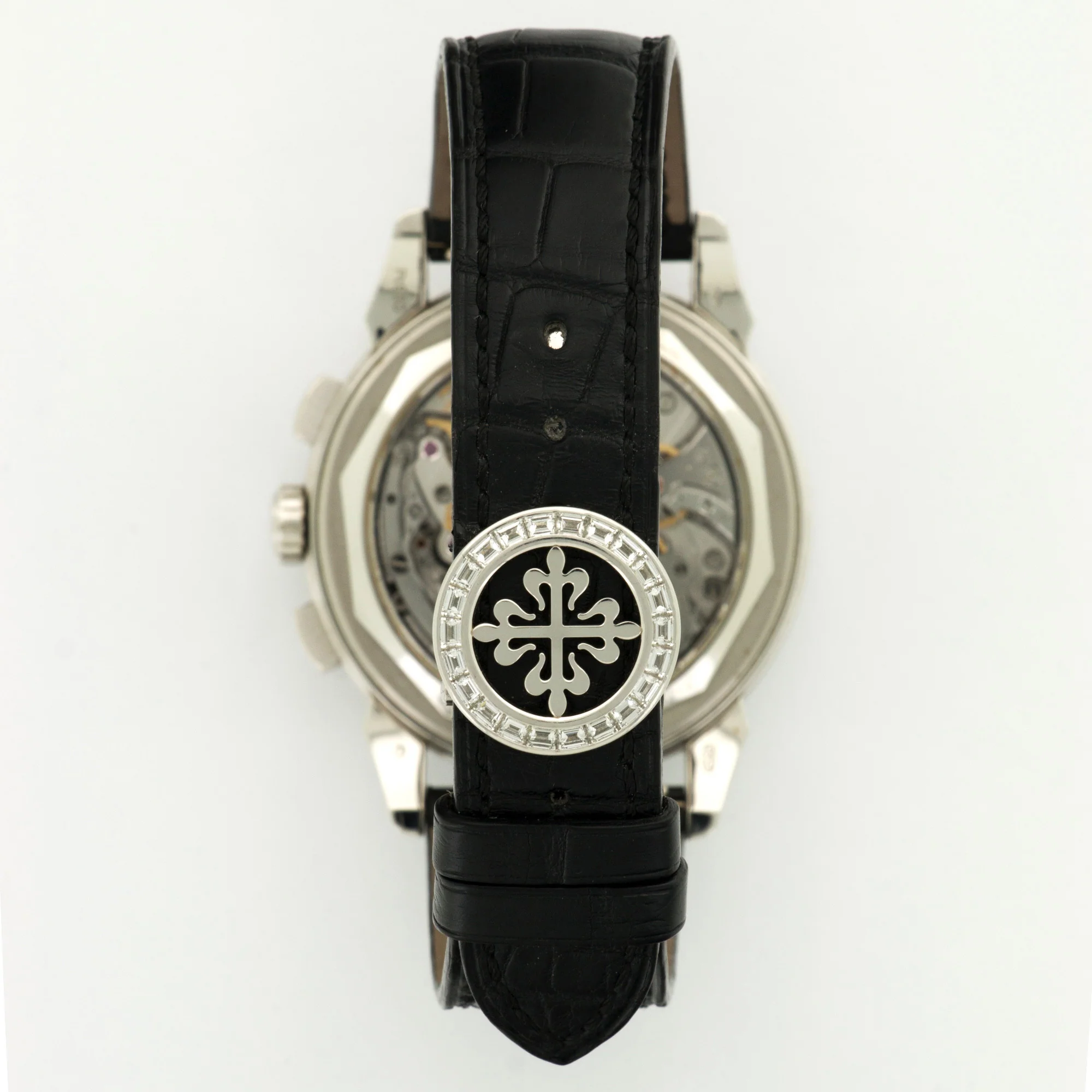 Patek Philippe Platinum Perpetual Diamond Chrono Watch Ref. 5271 - Image 5