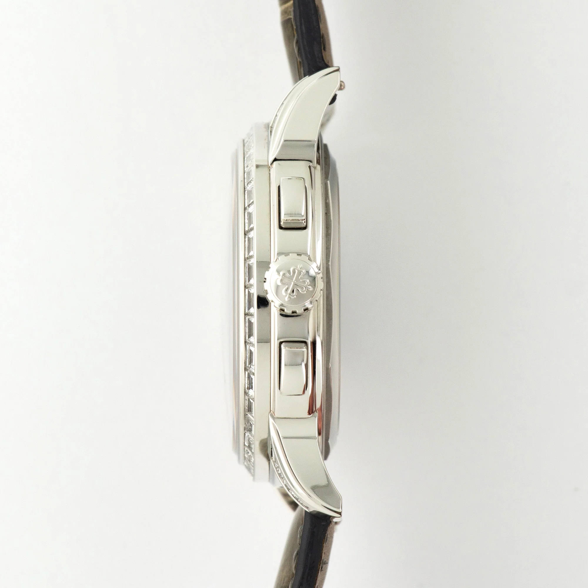 Patek Philippe Platinum Perpetual Diamond Chrono Watch Ref. 5271 - Image 3