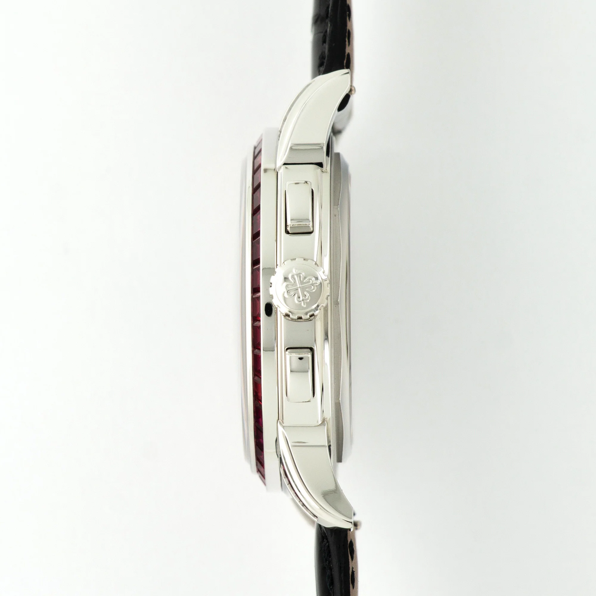 Patek Philippe Platinum Perpetual Ruby Chronograph Watch Ref. 5271 - Image 3