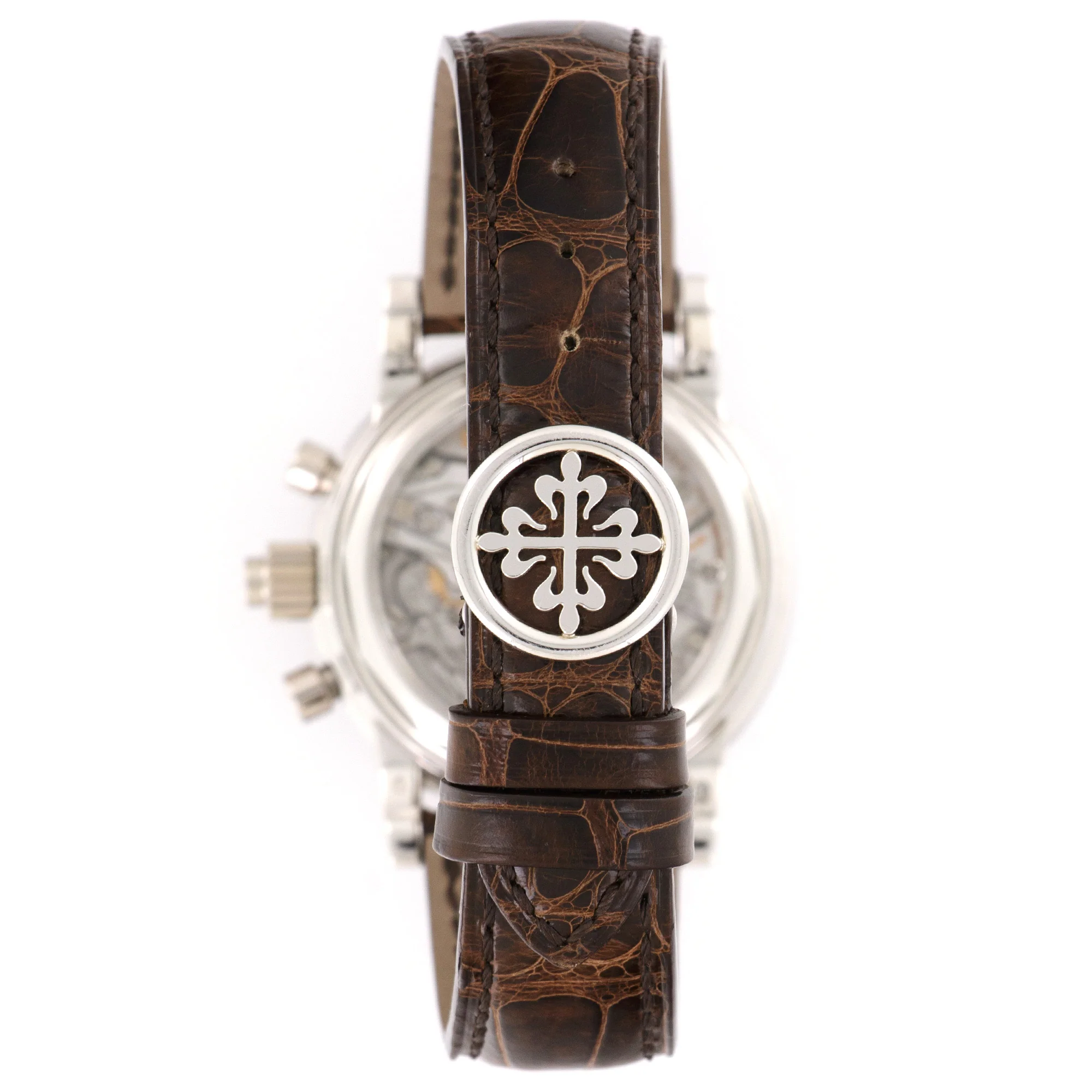 Patek Philippe Platinum Perpetual Split Seconds Chronograph Watch Ref. 5004 - Image 5