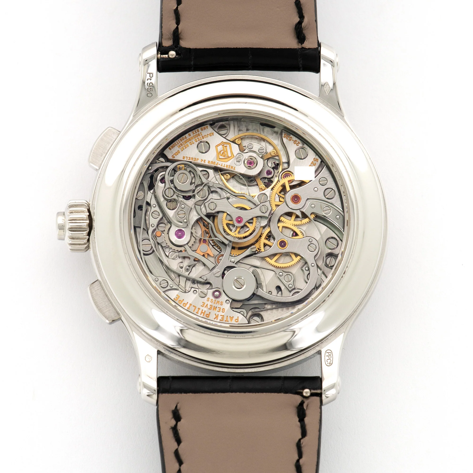 Patek Philippe Platinum Split-Seconds Chronograph Watch Ref. 5370 - Image 4