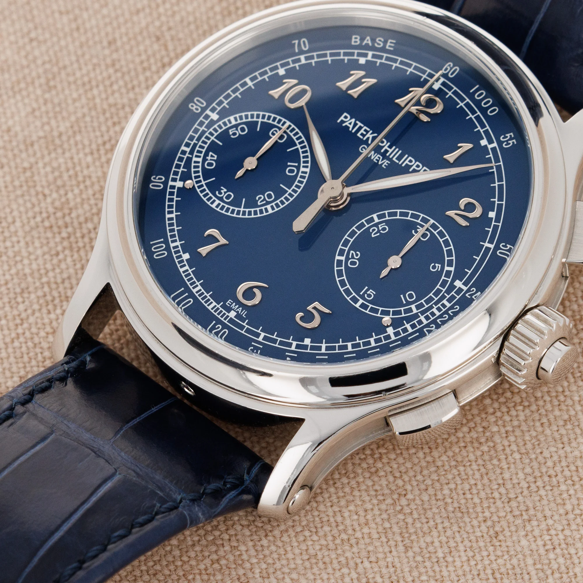 Patek Philippe Platinum Split Seconds Chronograph Watch Ref. 5370 - Image 5