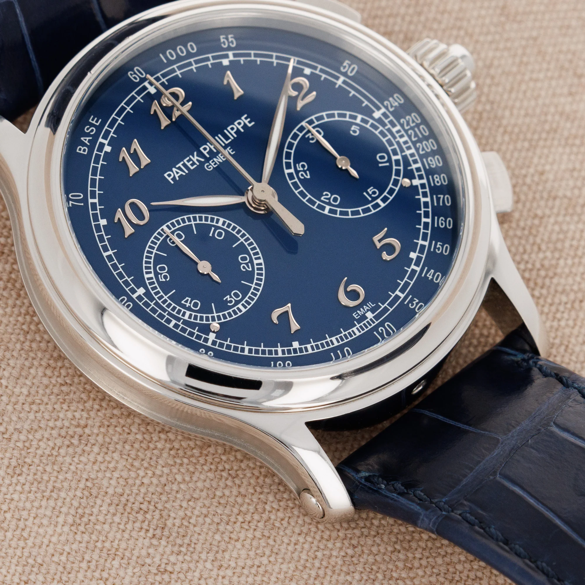 Patek Philippe Platinum Split Seconds Chronograph Watch Ref. 5370 - Image 6
