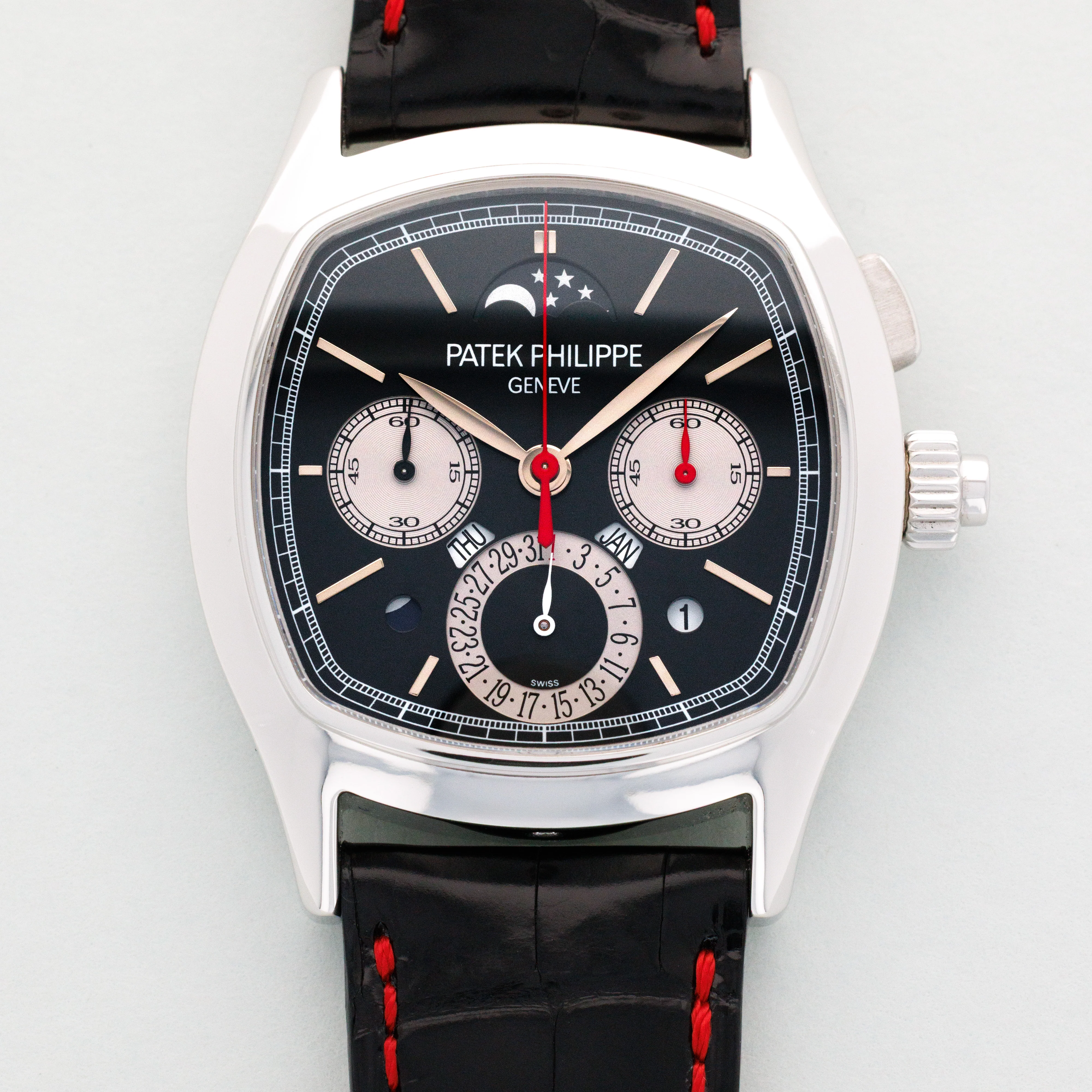 Patek Philippe Platinum Split Seconds Chronograph Watch Ref. 5951P - Image 5