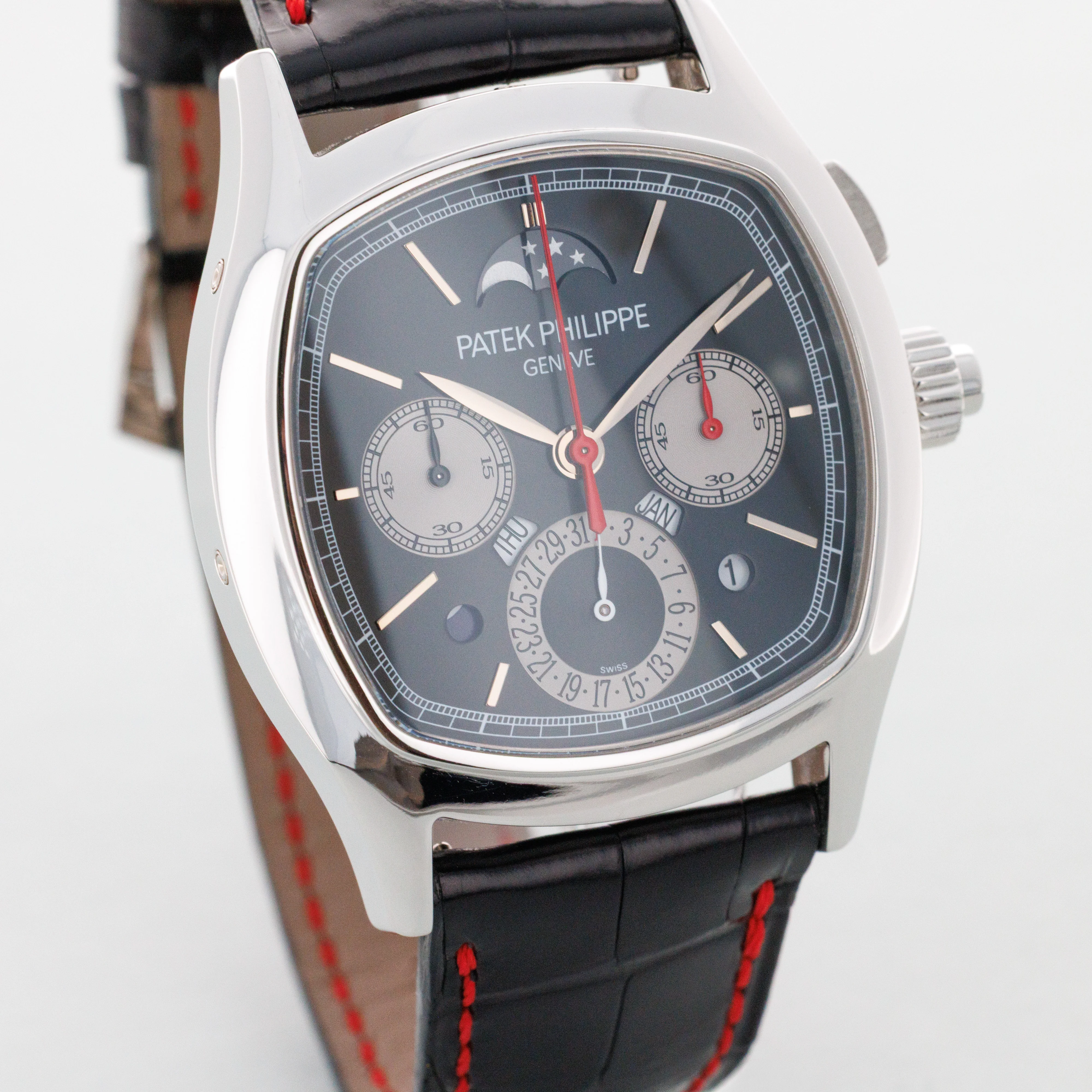 Patek Philippe Platinum Split Seconds Chronograph Watch Ref. 5951P - Image 6