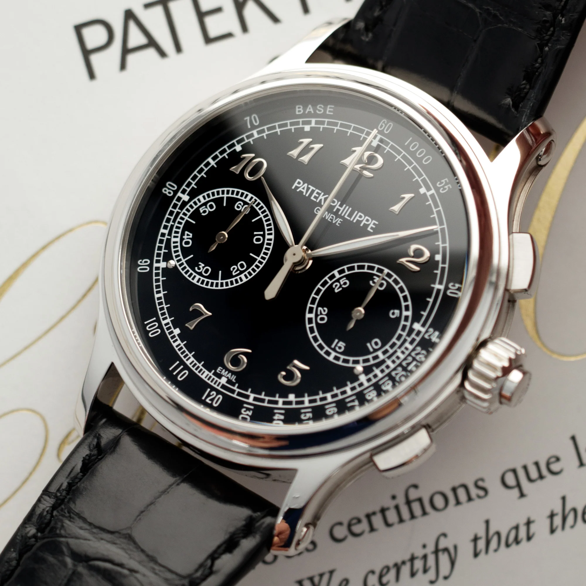 Patek Philippe Platinum Split Seconds Monopusher Ref. 5370 - Image 2
