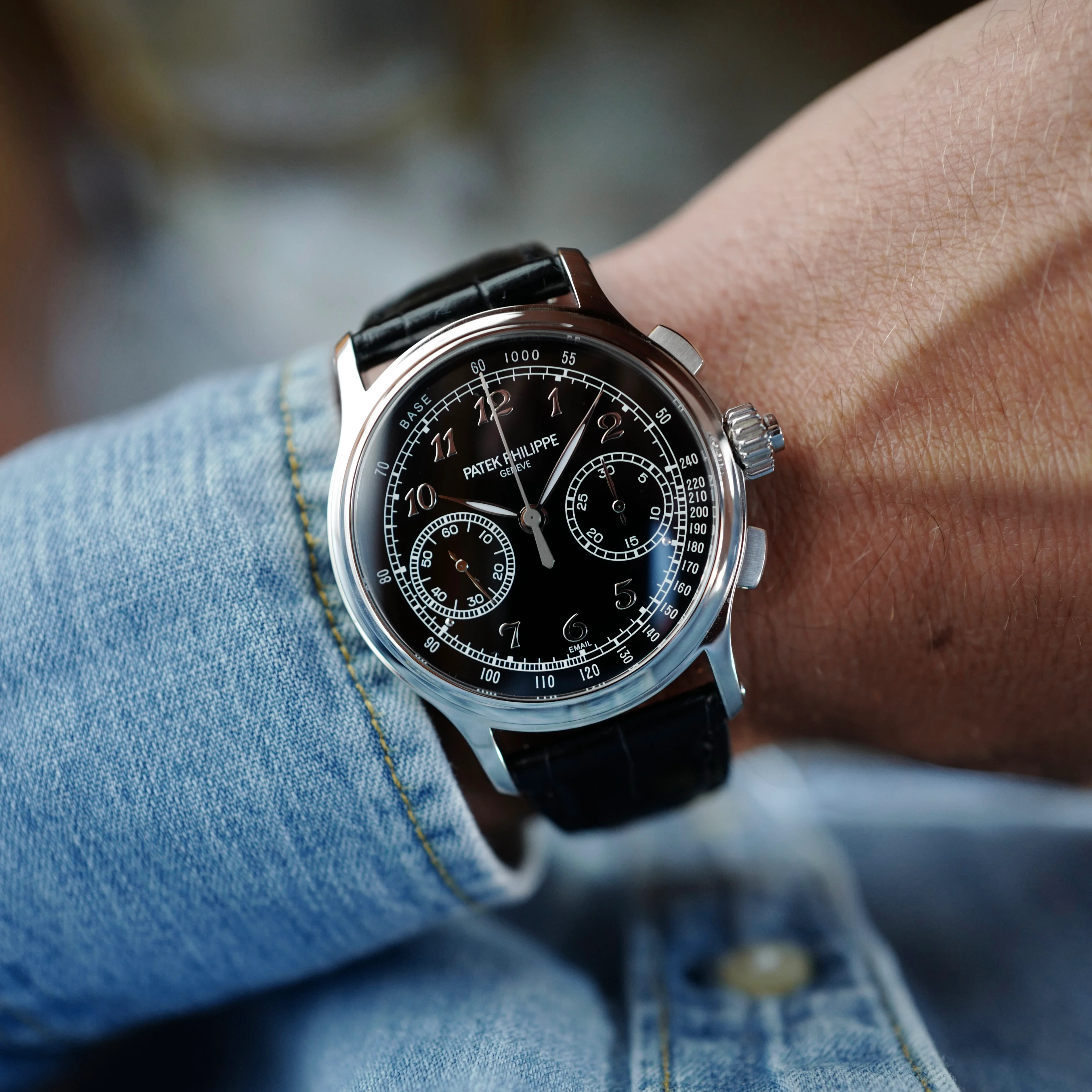Patek Philippe Platinum Split Seconds Monopusher Ref. 5370 - Image 8