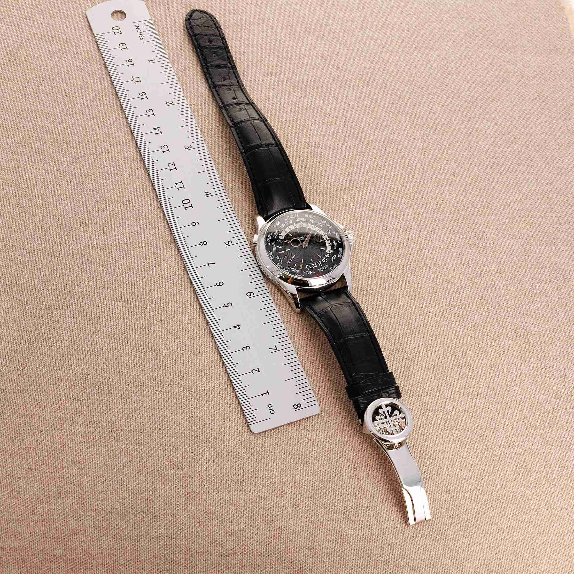 Patek Philippe Platinum World Time Ref. 5130, Dubai Edition - Image 8