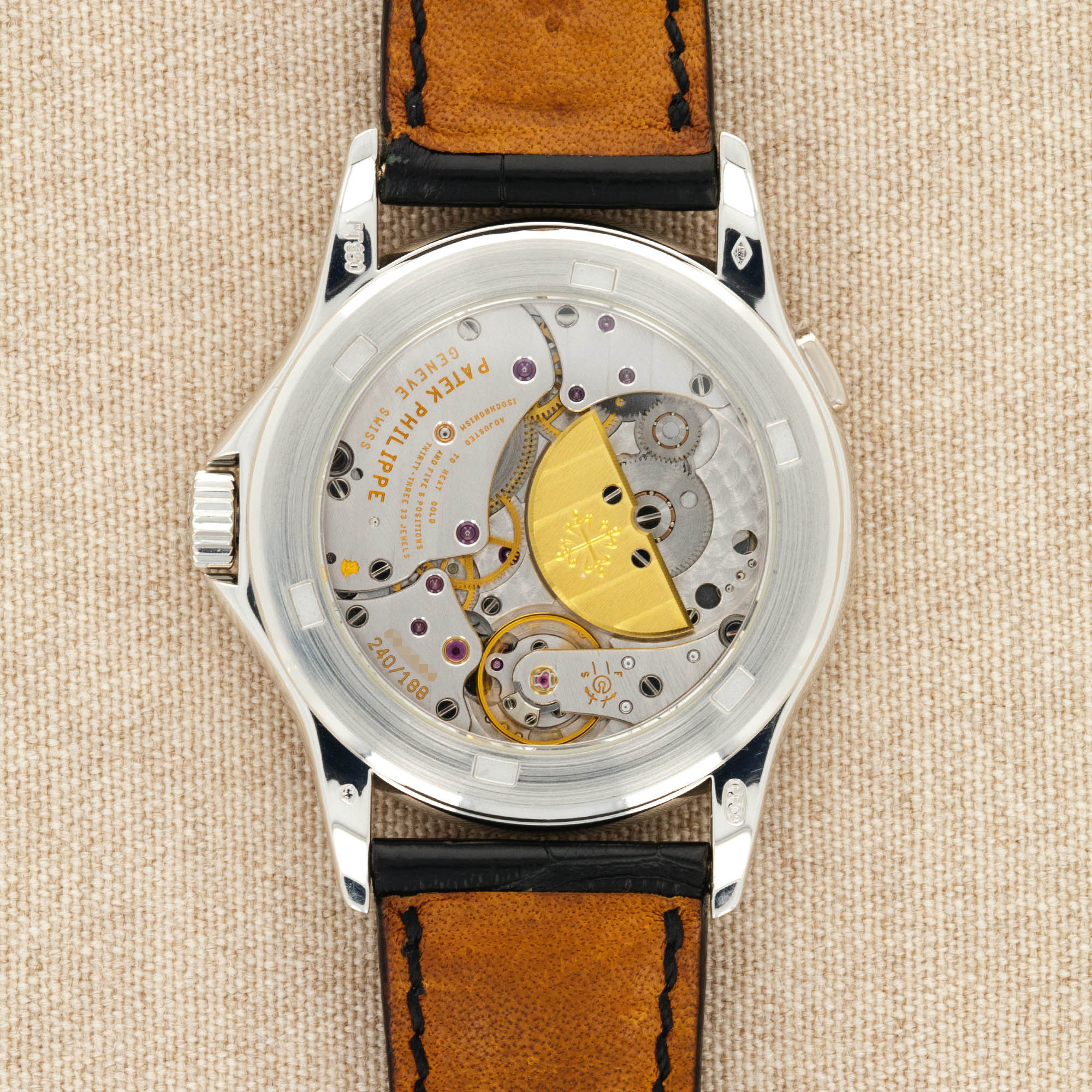 Patek Philippe Platinum World Time Watch Ref. 5110 - Image 6