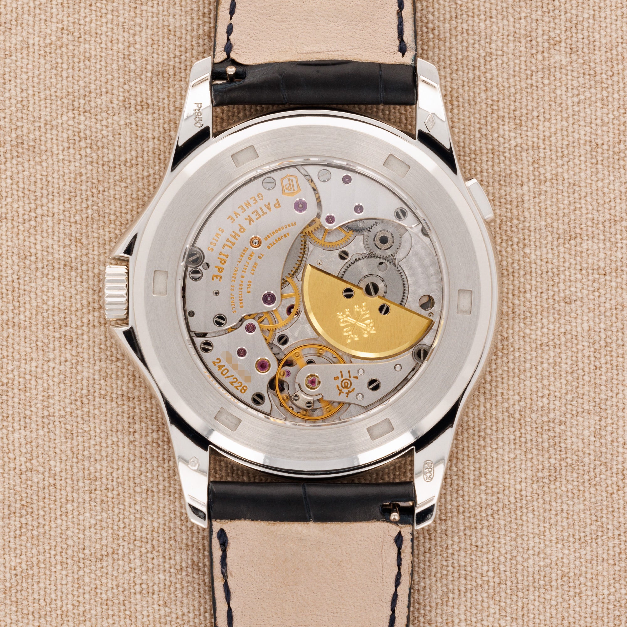 Patek Philippe Platinum World Time Watch Ref. 5130 - Image 3