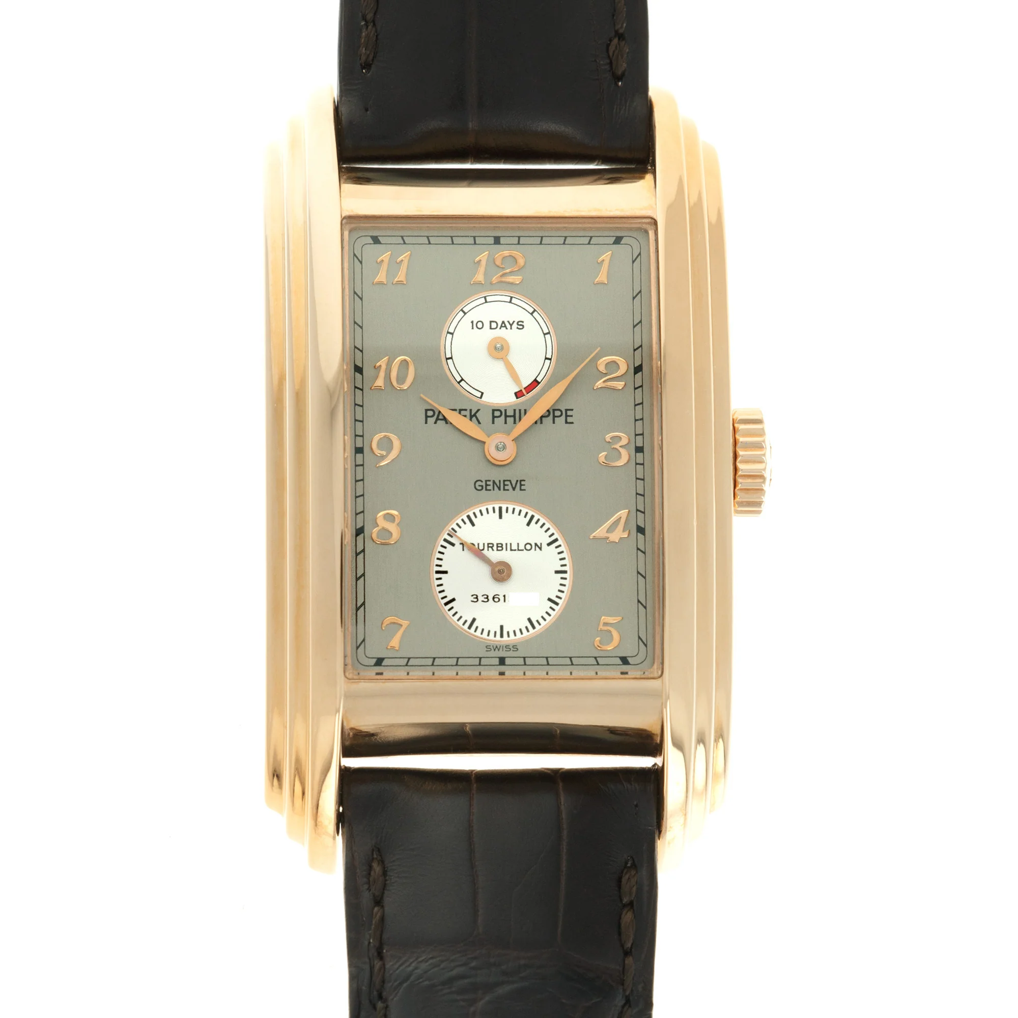 Patek Philippe Rose Gold 10-Day Tourbillon Watch, Ref. 5101