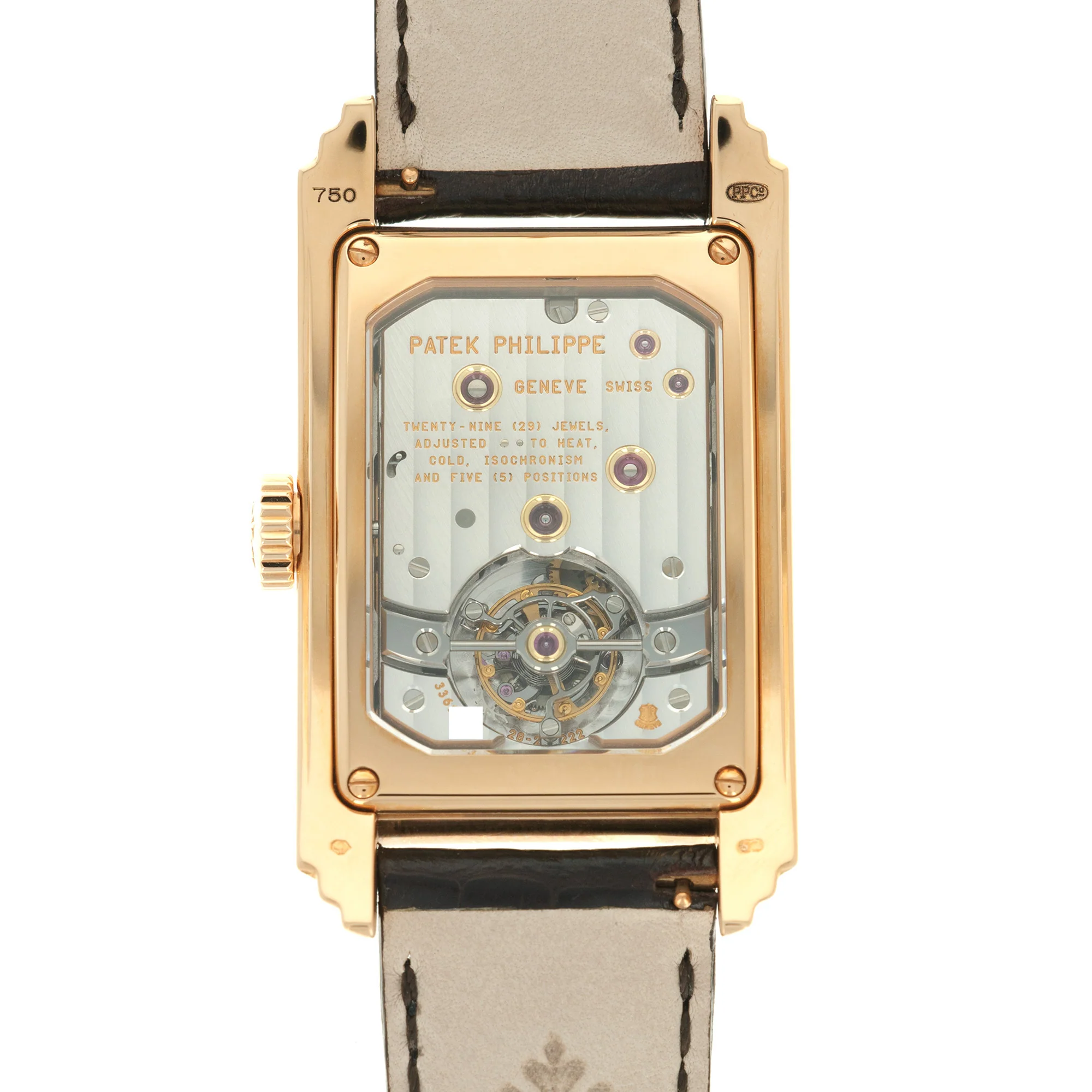 Patek Philippe Rose Gold 10-Day Tourbillon Watch, Ref. 5101 - Image 4