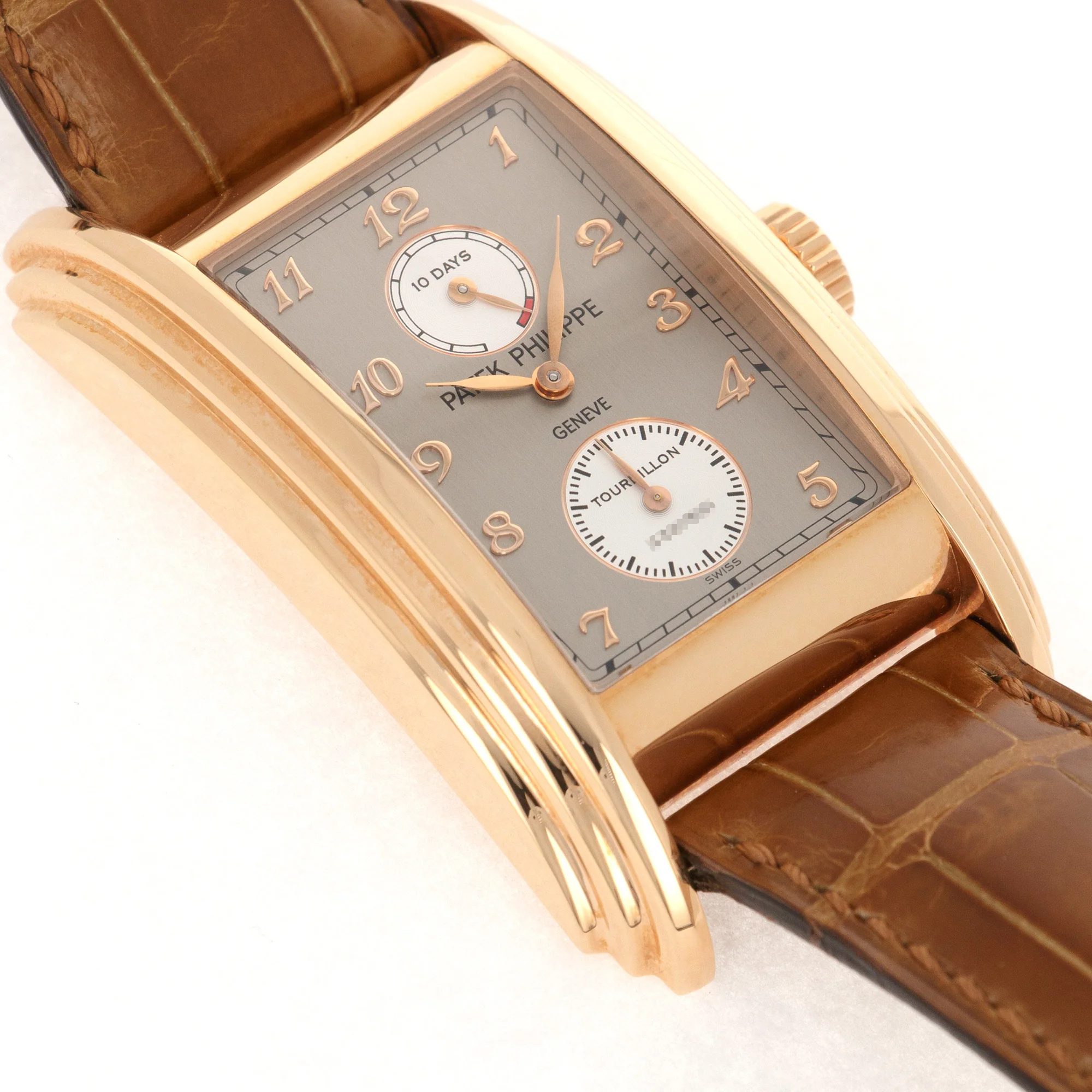 Patek Philippe Rose Gold 10-Day Tourbillon Watch Ref. 5101 - Image 3