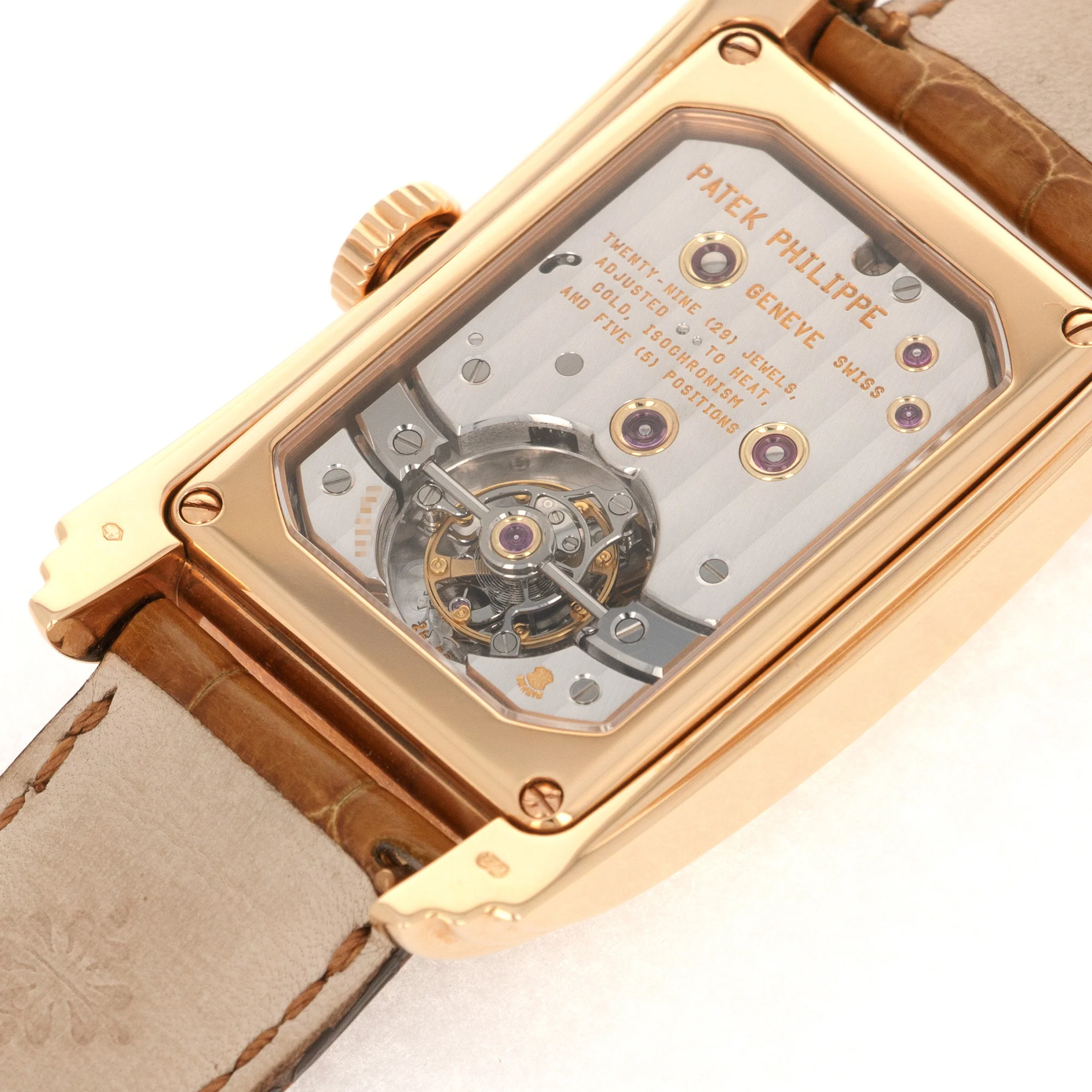 Patek Philippe Rose Gold 10-Day Tourbillon Watch Ref. 5101 - Image 6