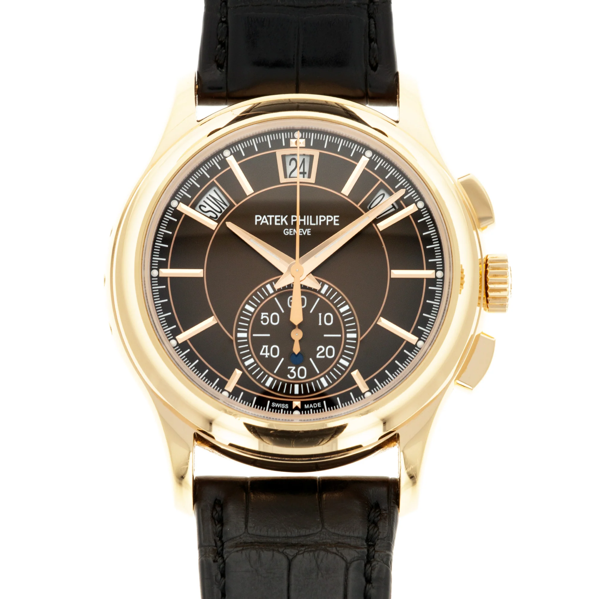 Patek Philippe Rose Gold Annual Calendar Chronograph Ref. 5905R