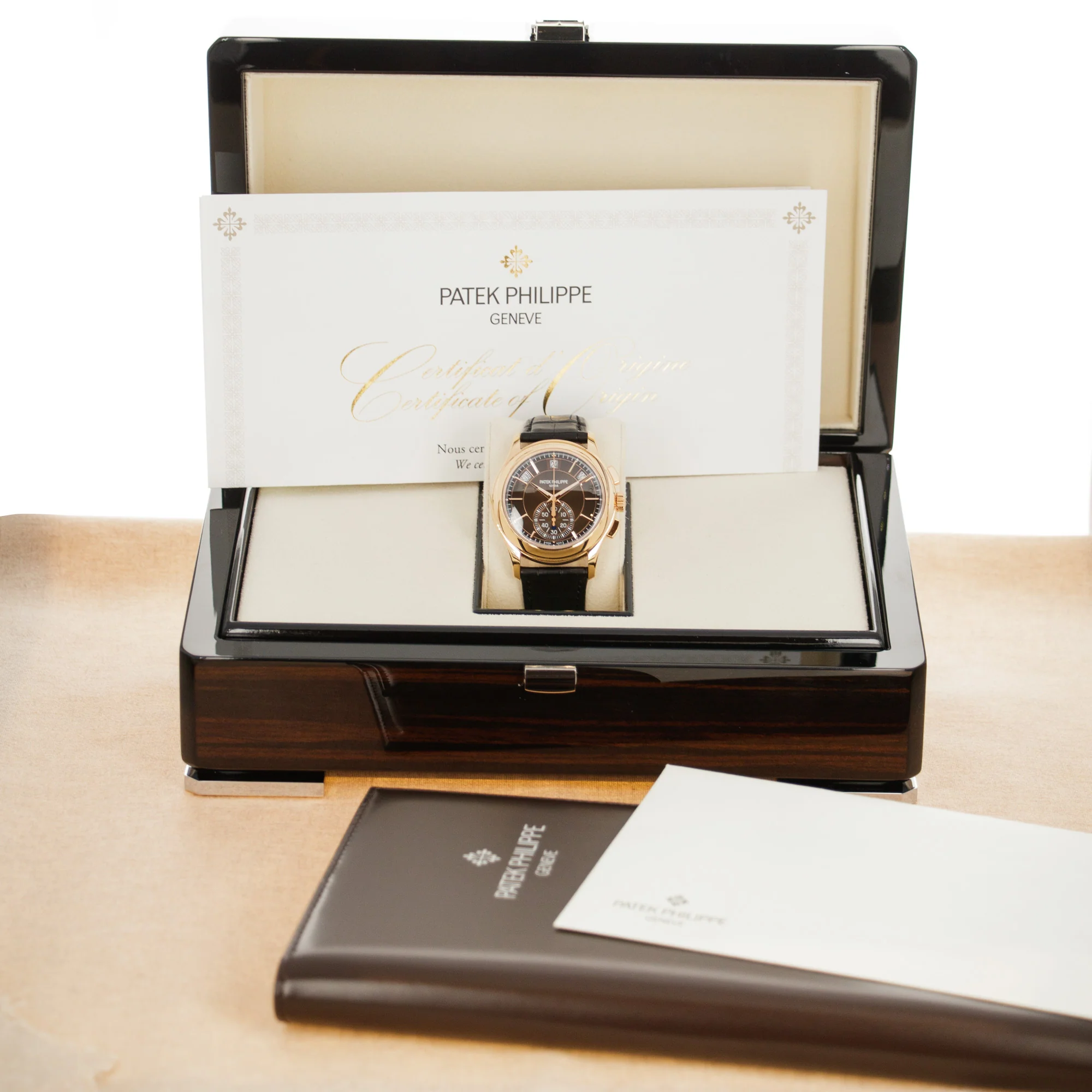 Patek Philippe Rose Gold Annual Calendar Chronograph Ref. 5905R - Image 9
