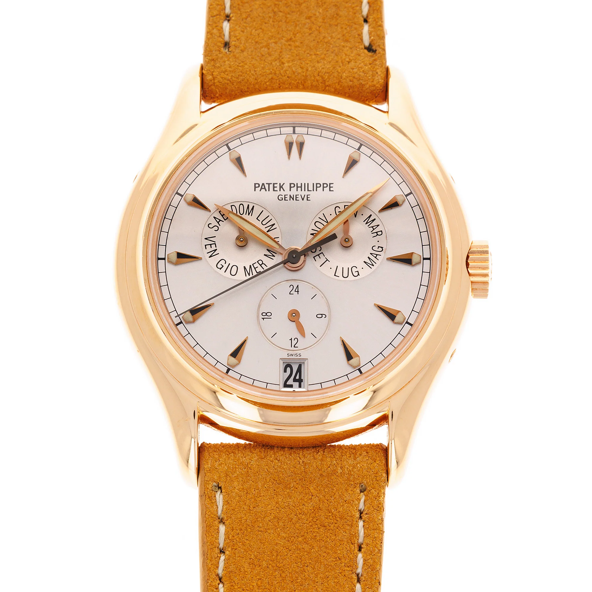Patek Philippe Rose Gold Annual Calendar Ref. 5035, One of 100 Made for AC Milan
