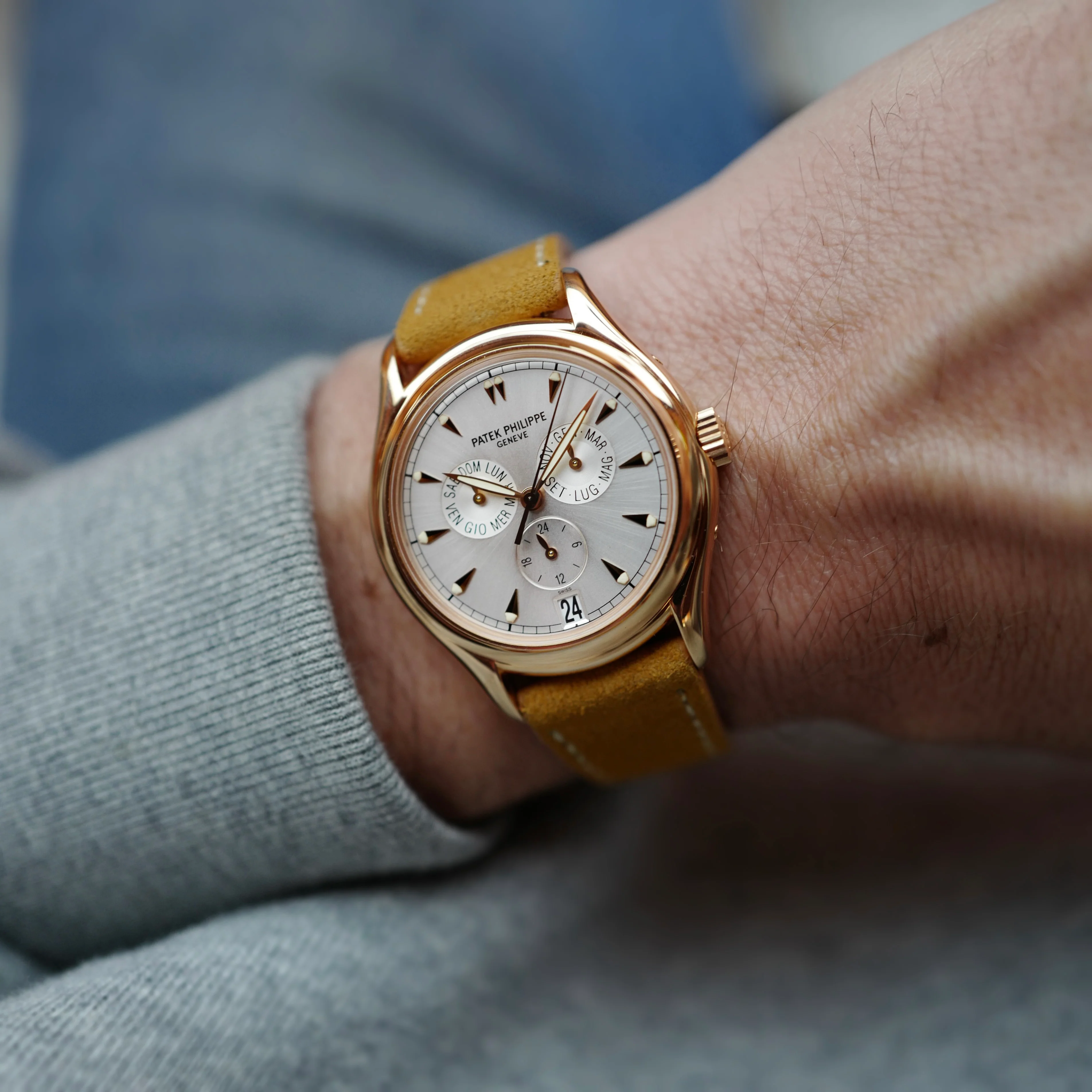 Patek Philippe Rose Gold Annual Calendar Ref. 5035, One of 100 Made for AC Milan - Image 5