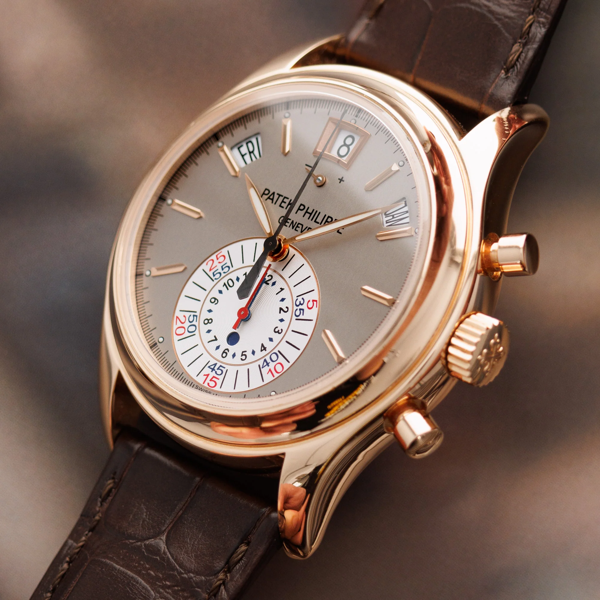 Patek Philippe Rose Gold Annual Calendar Chronograph Ref. 5960 - Image 2