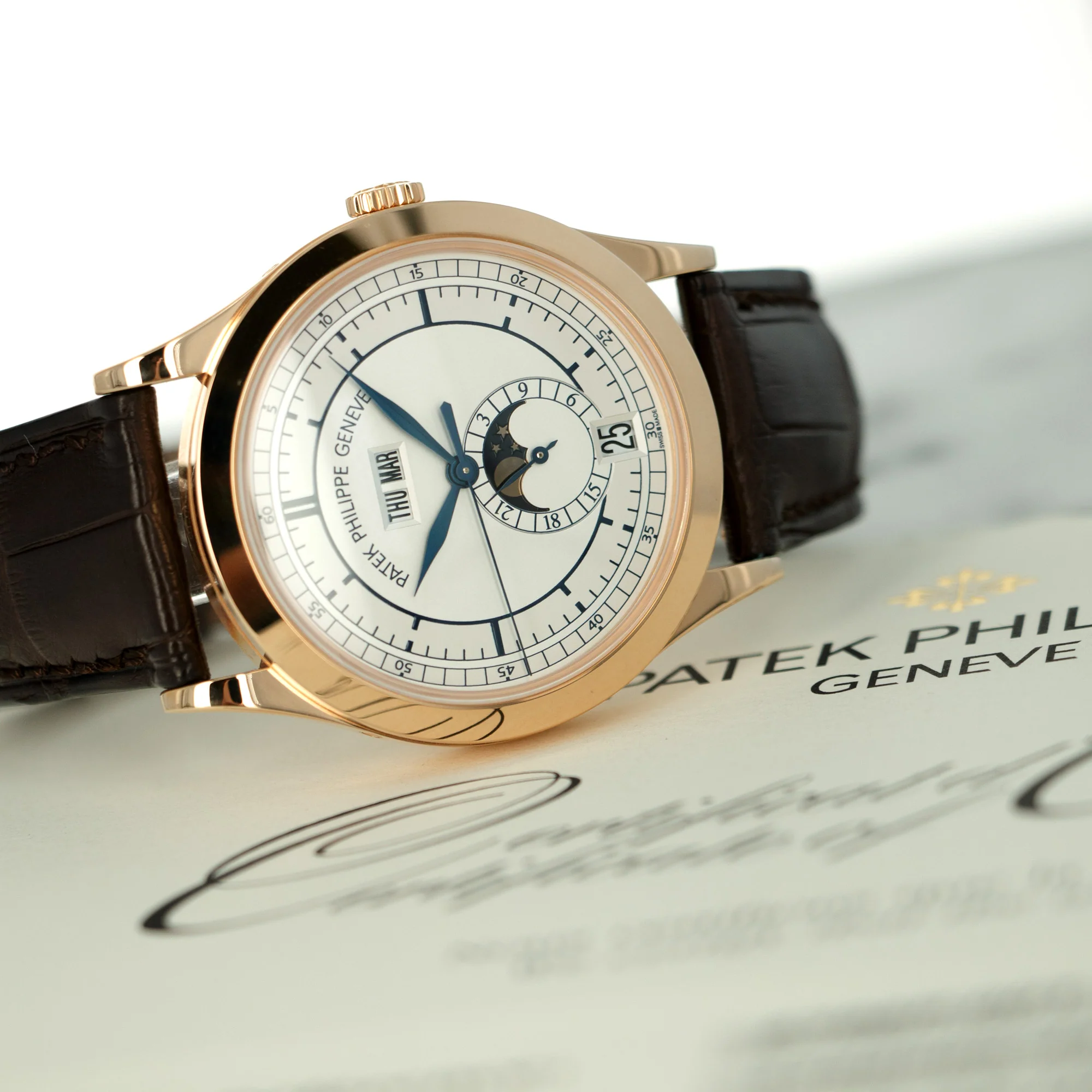Patek Philippe Rose Gold Annual Calendar Watch Ref. 5396 - Image 5