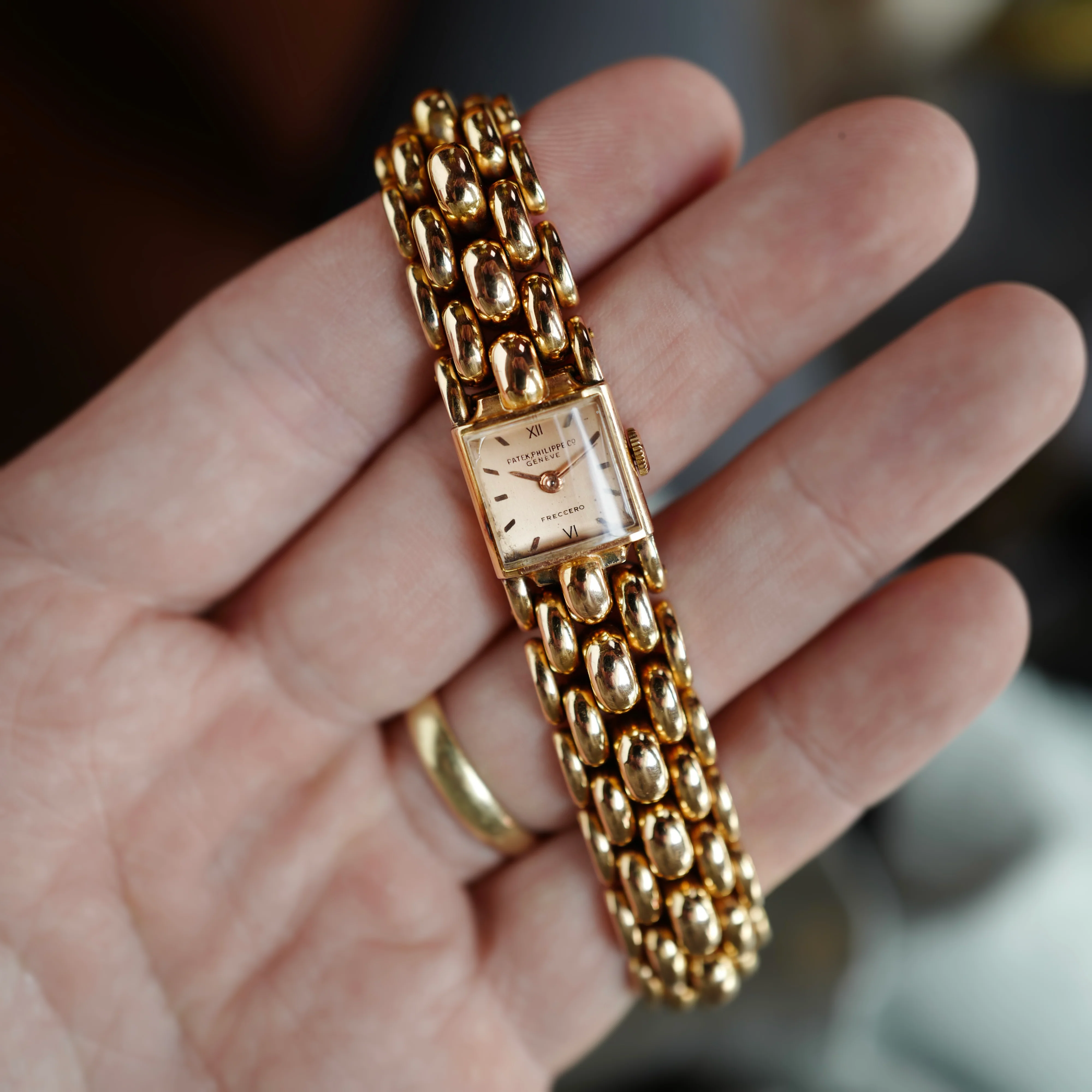 Patek Philippe Rose Gold Bracelet Watch Retailed by Freccero (NEW ARRIVAL) - Image 3