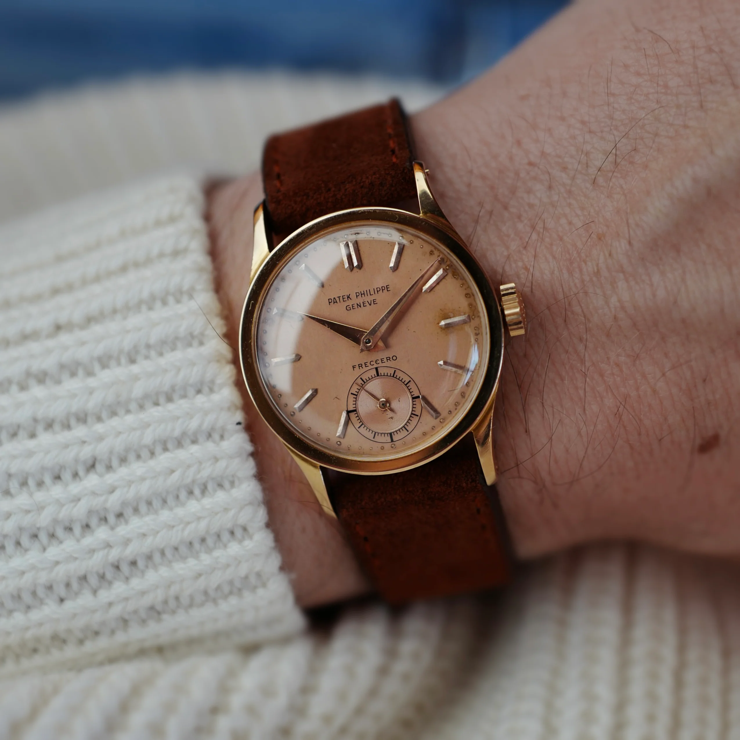 Patek Philippe Rose Gold Calatrava Ref. 1594 retailed by Freccero - Image 3