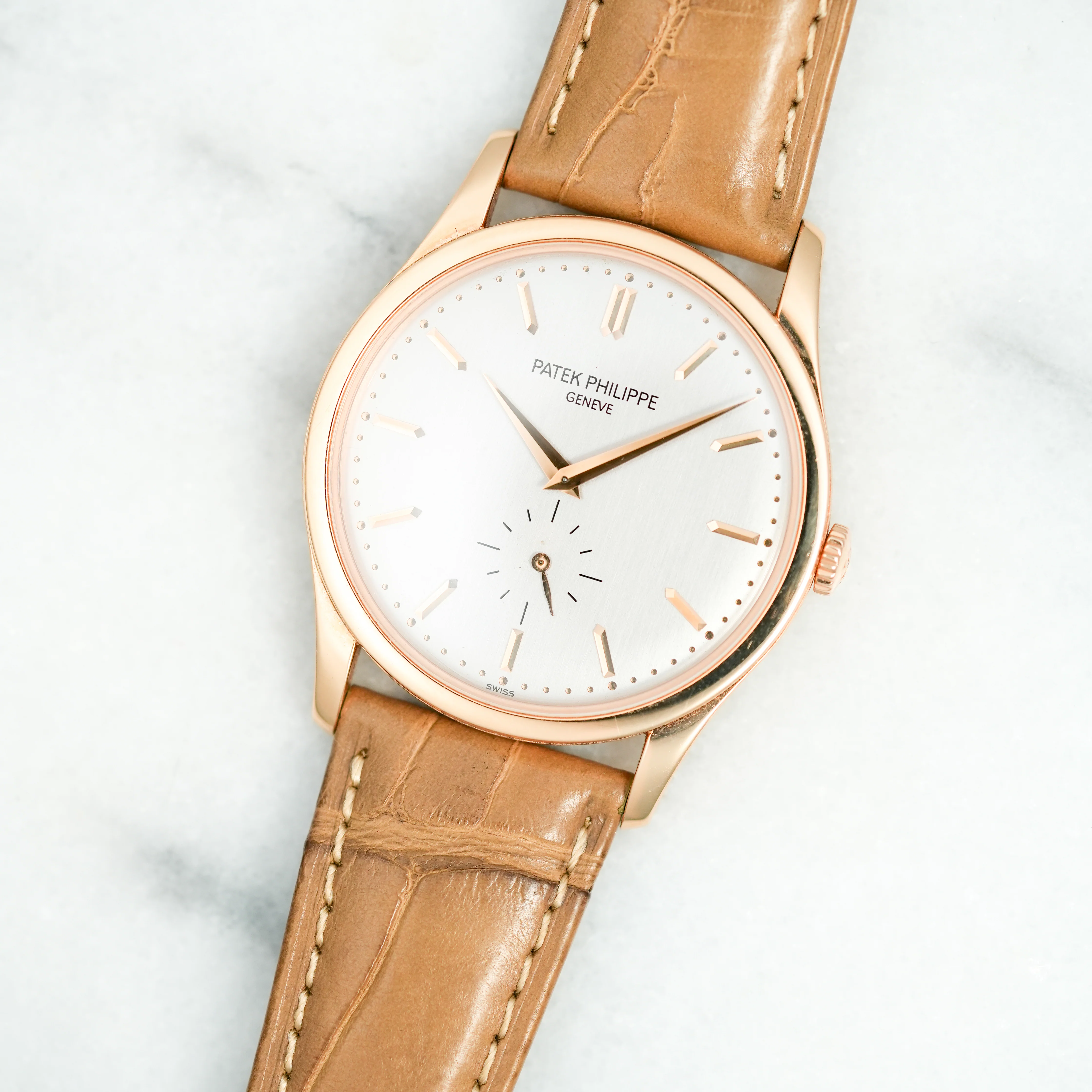 Patek Philippe Rose Gold Calatrava Ref. 5196 (New Arrival) - Image 2