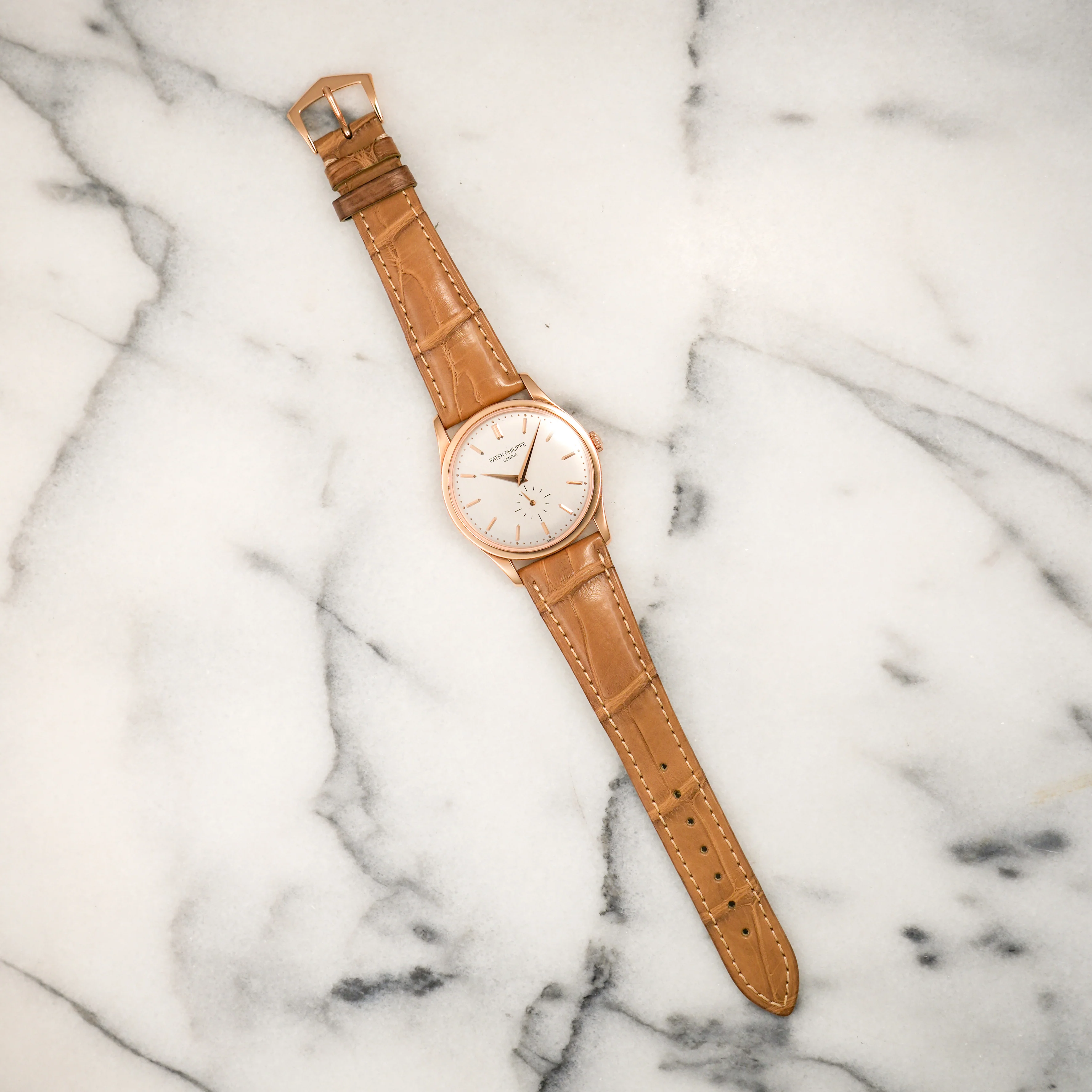 Patek Philippe Rose Gold Calatrava Ref. 5196 (New Arrival) - Image 6