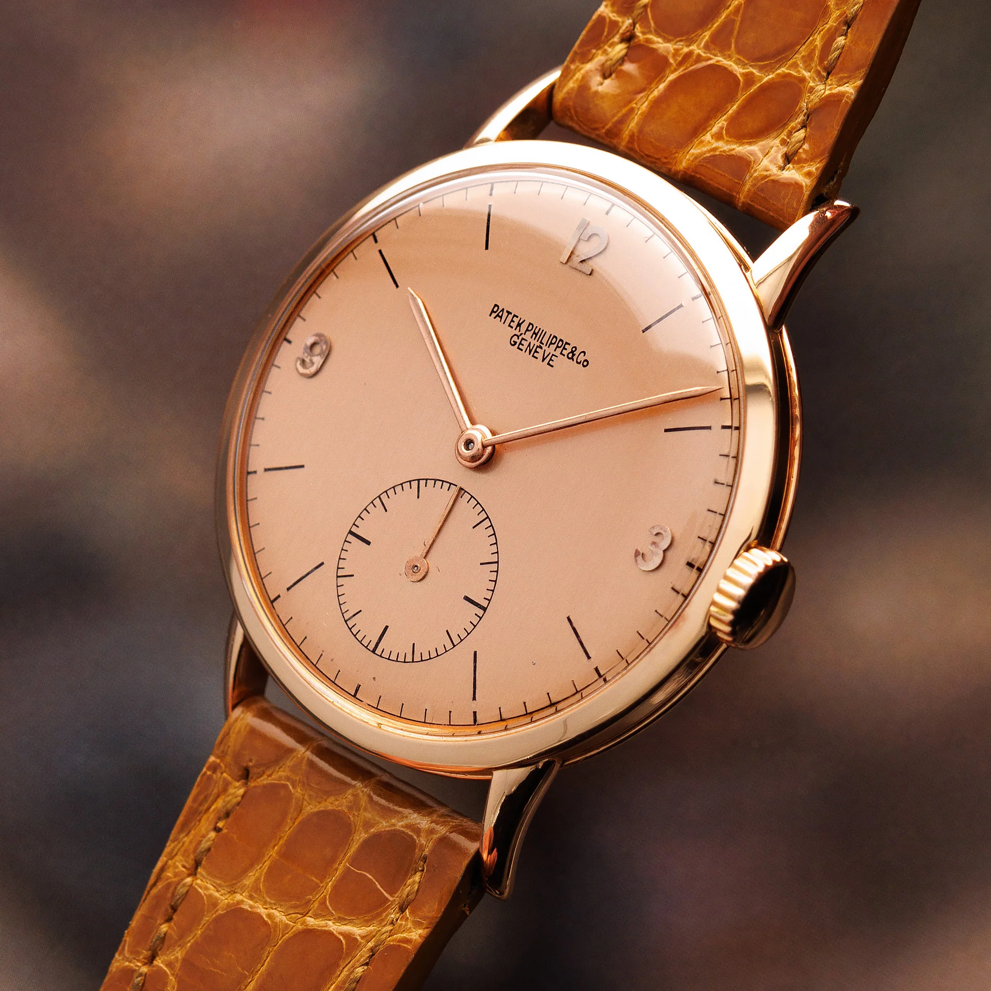 Patek Philippe Rose Gold Calatrava Watch Ref. 1513 - Image 2
