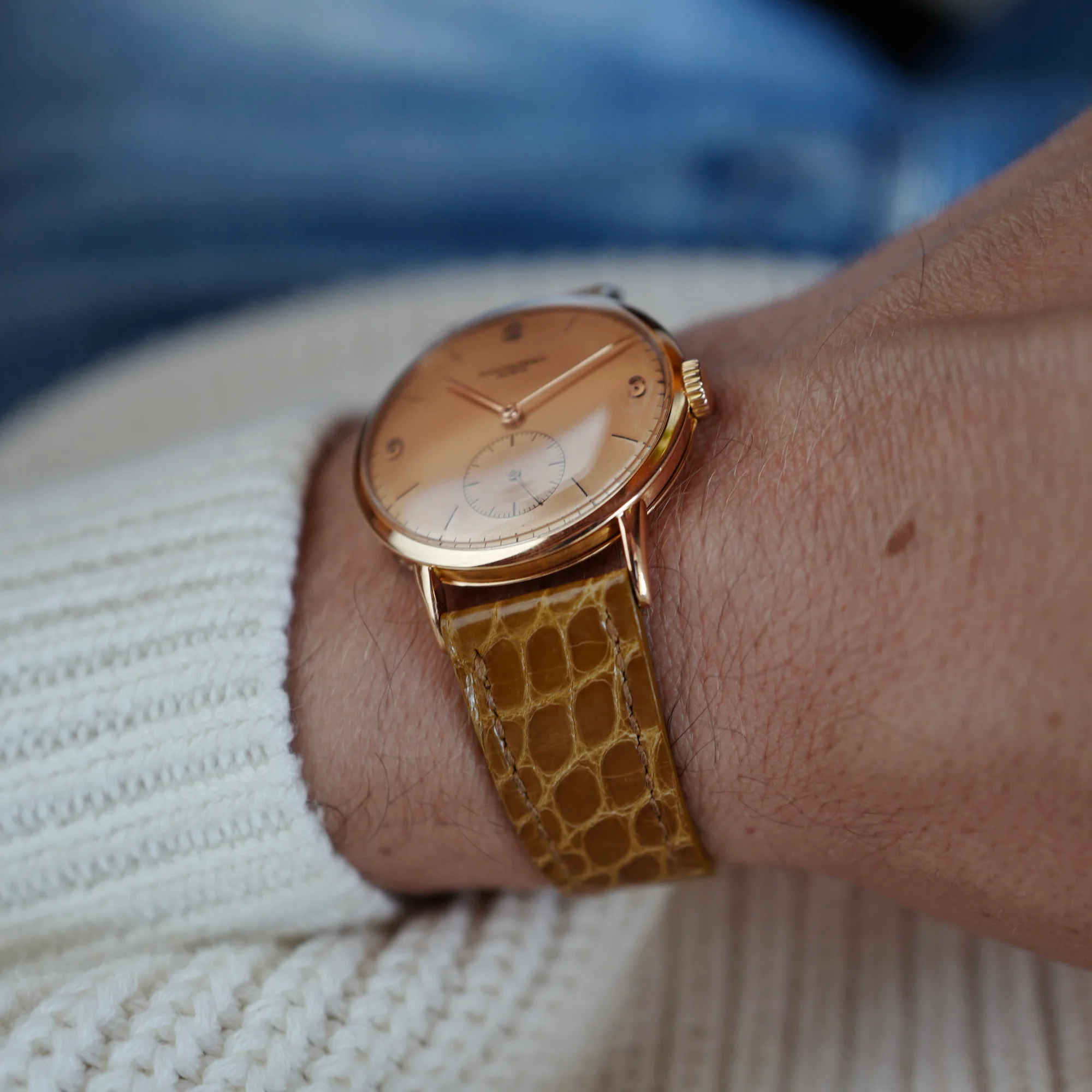 Patek Philippe Rose Gold Calatrava Watch Ref. 1513 - Image 4
