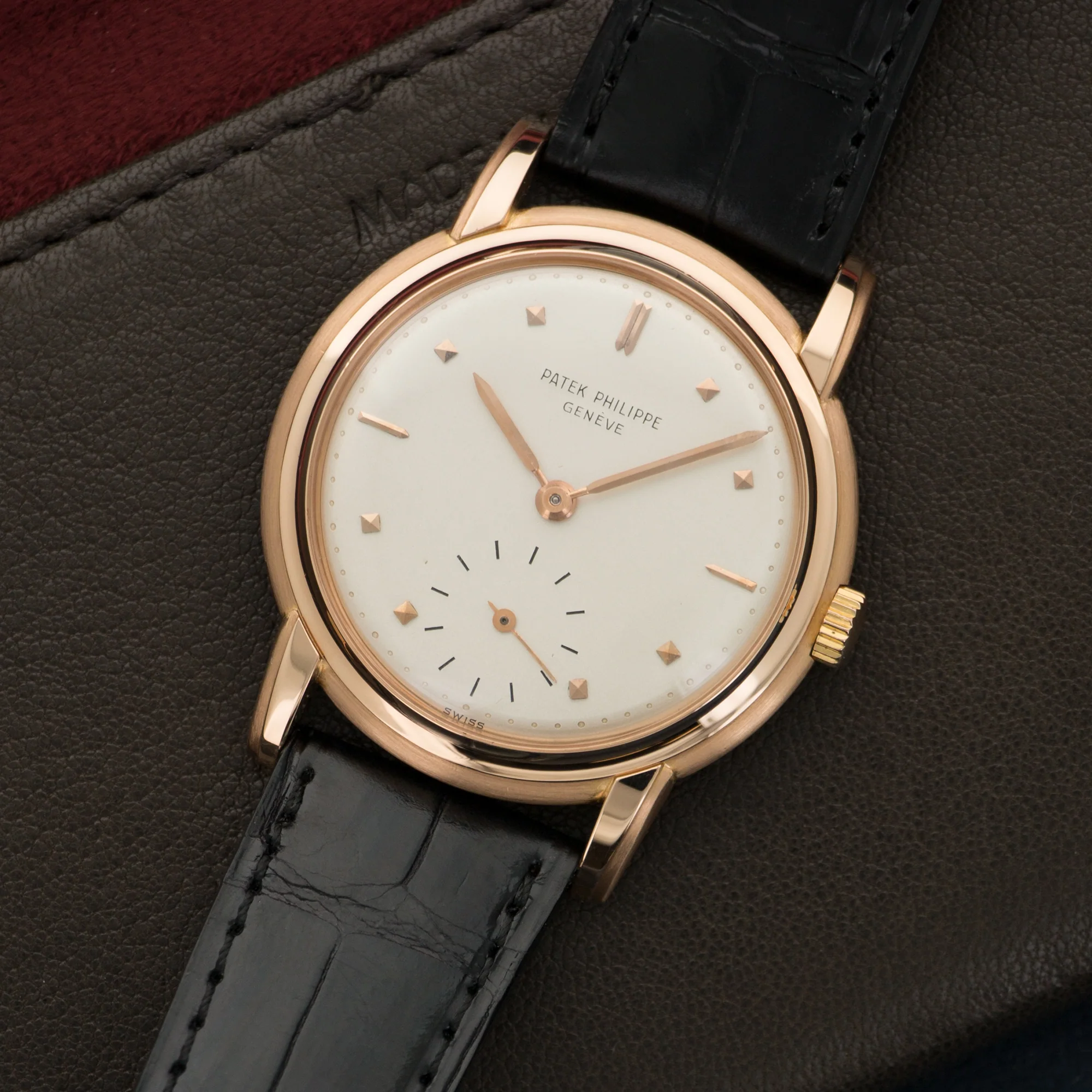 Patek Philippe Rose Gold Calatrava Watch Ref. 2500 - Image 2