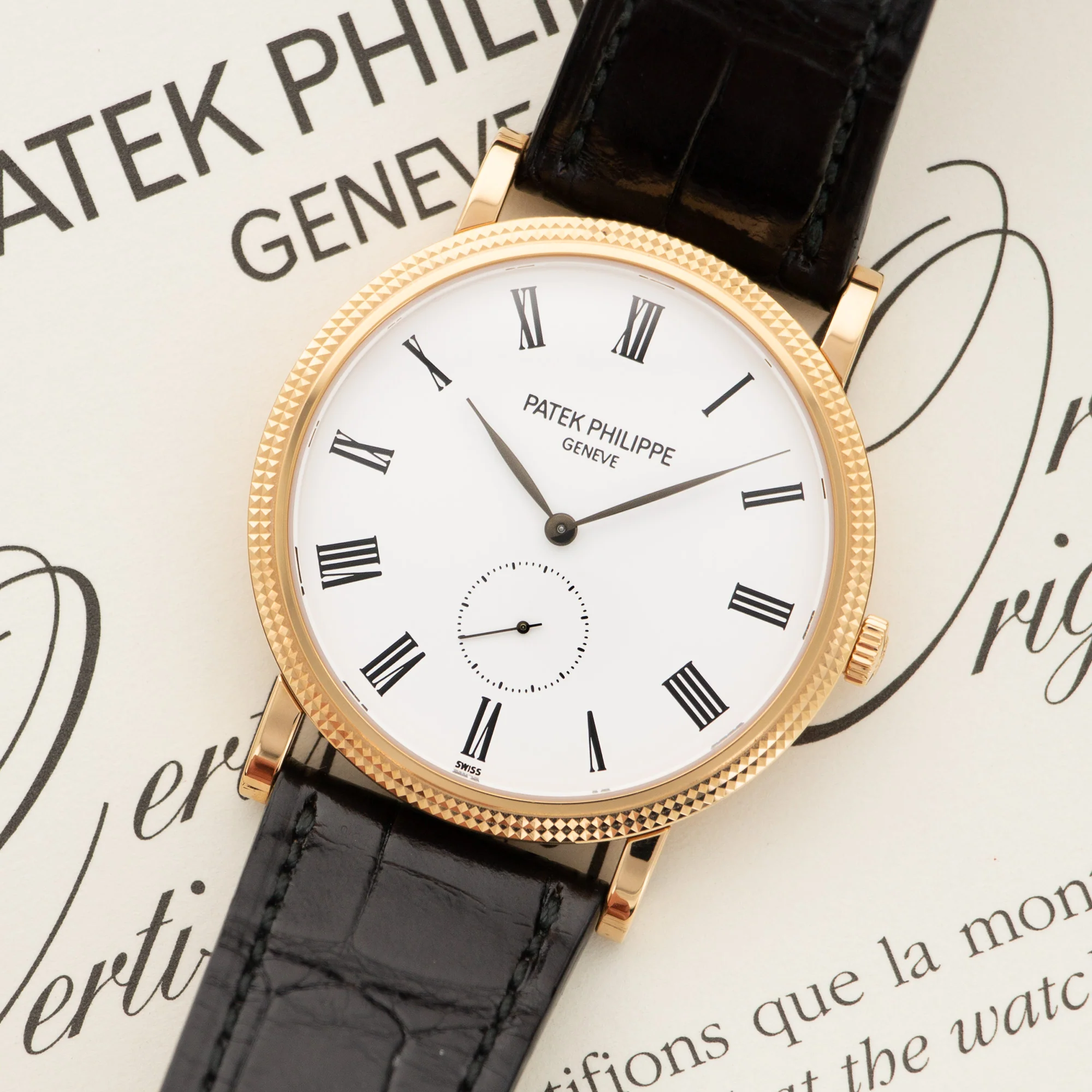 Patek Philippe Rose Gold Calatrava Watch Ref. 5119 - Image 2