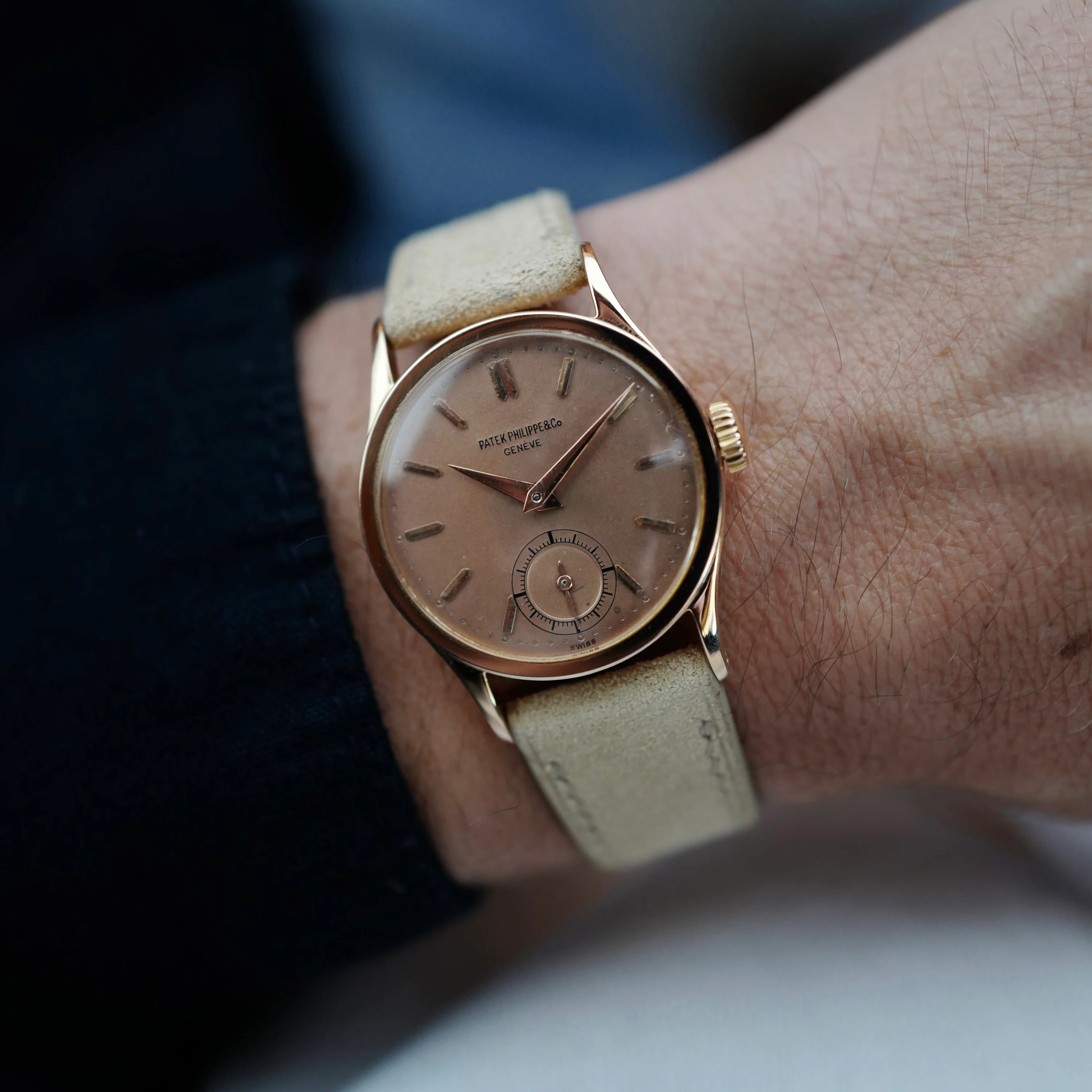 Patek Philippe Rose Gold Calatrava Watch Ref. 96 - Image 3