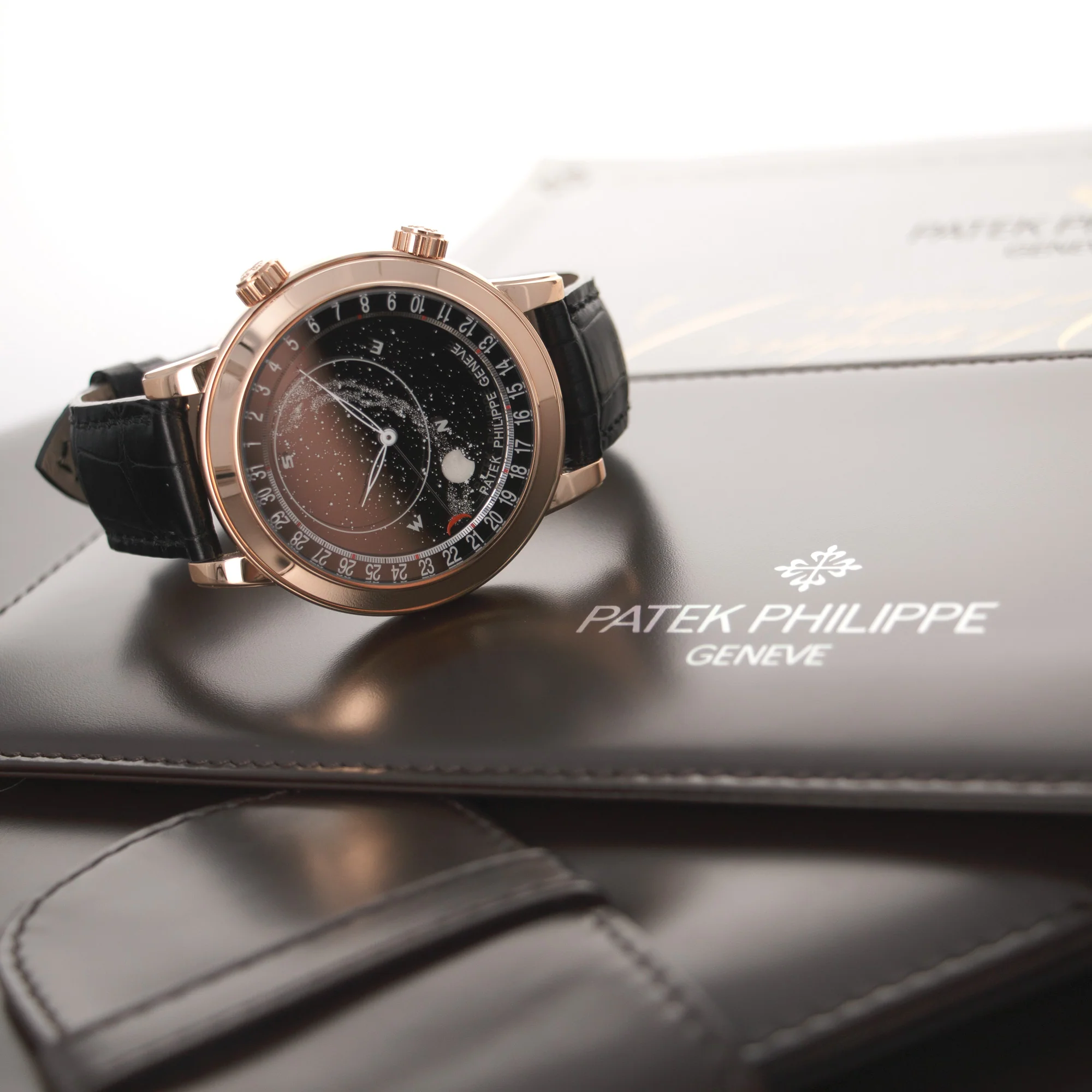 Patek Philippe Rose Gold Celestial Watch Ref. 6102 - Image 6