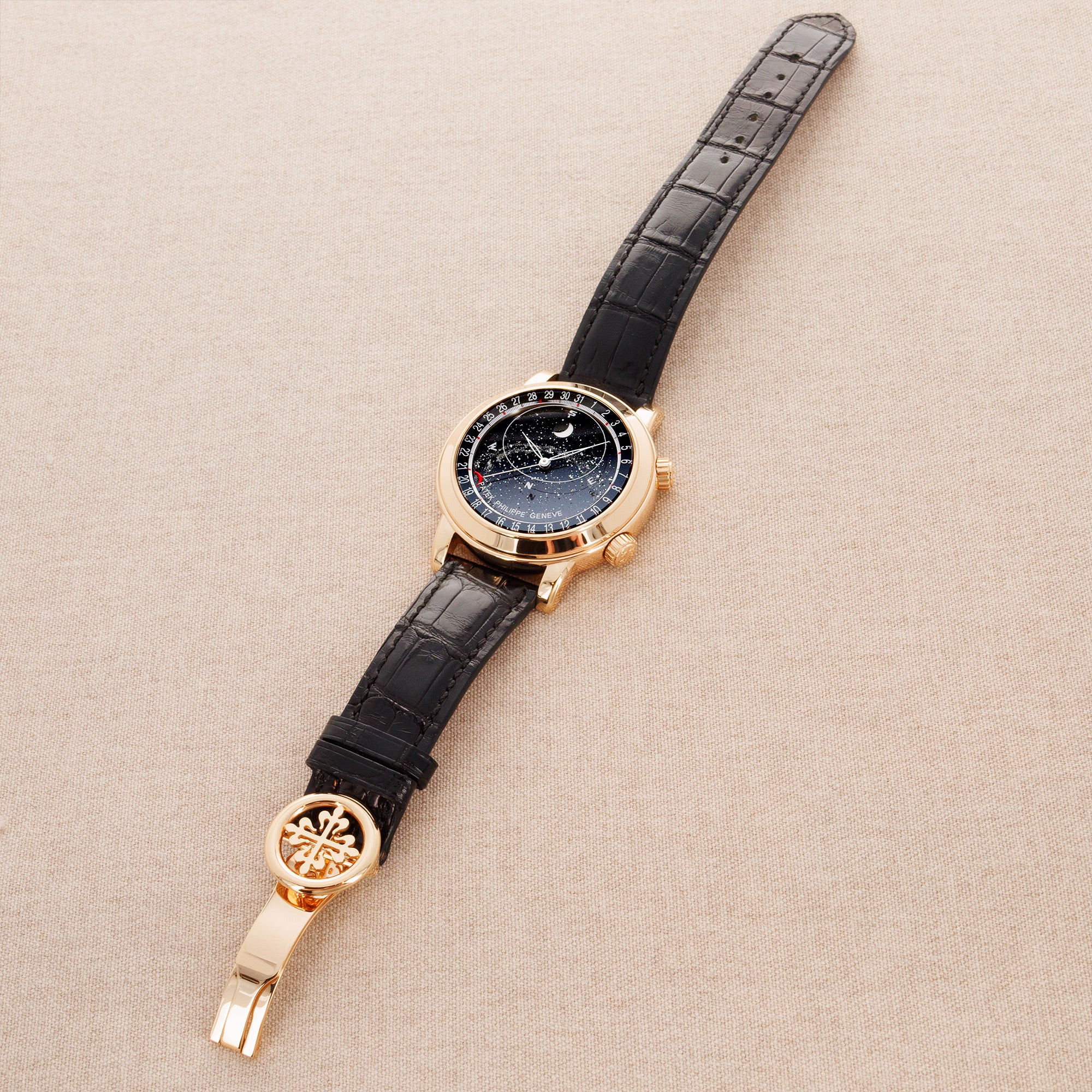 Patek Philippe Rose Gold Celestial Watch Ref. 6102 - Image 4