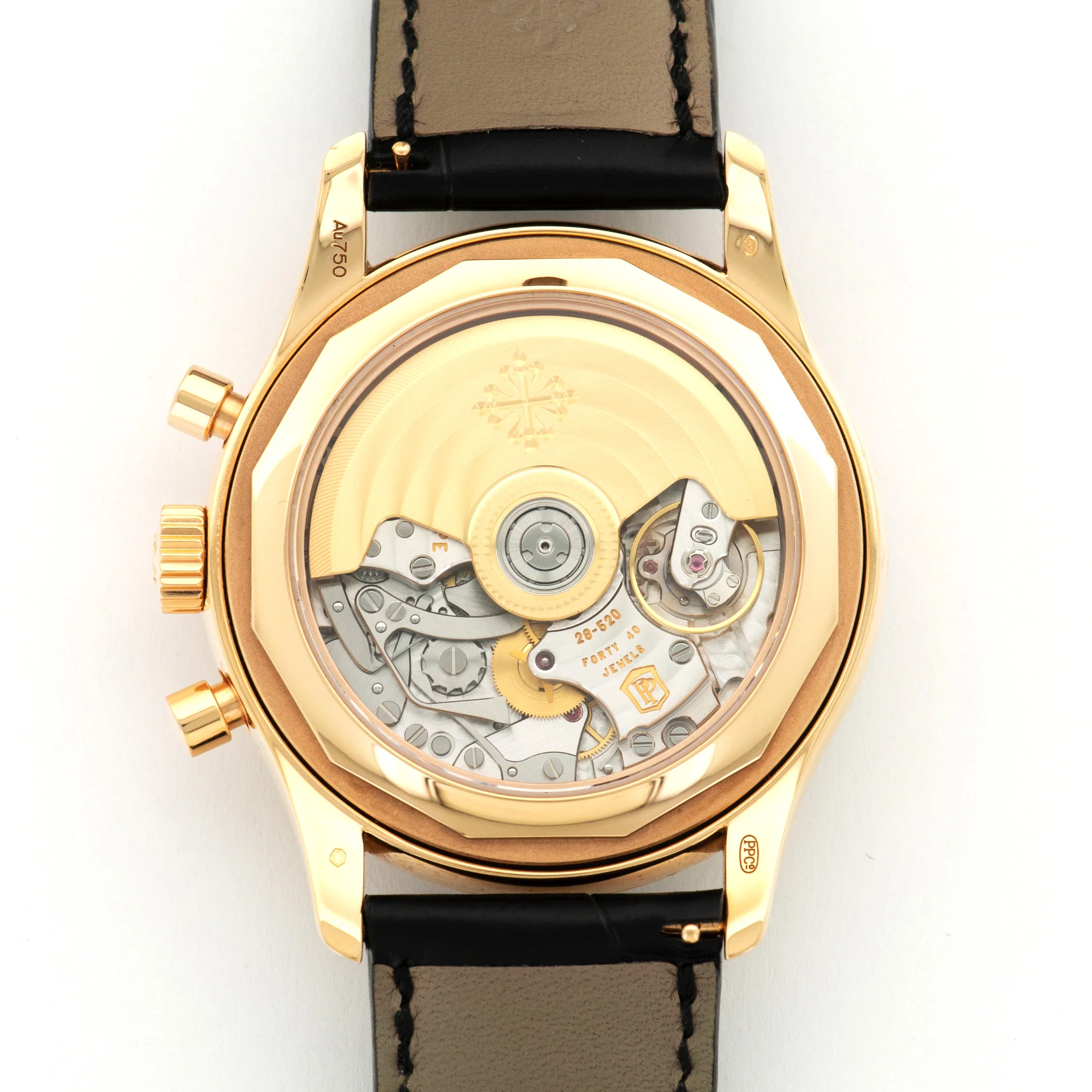 Patek Philippe Rose Gold Chronograph Baguette Watch Ref. 5961 - Image 4