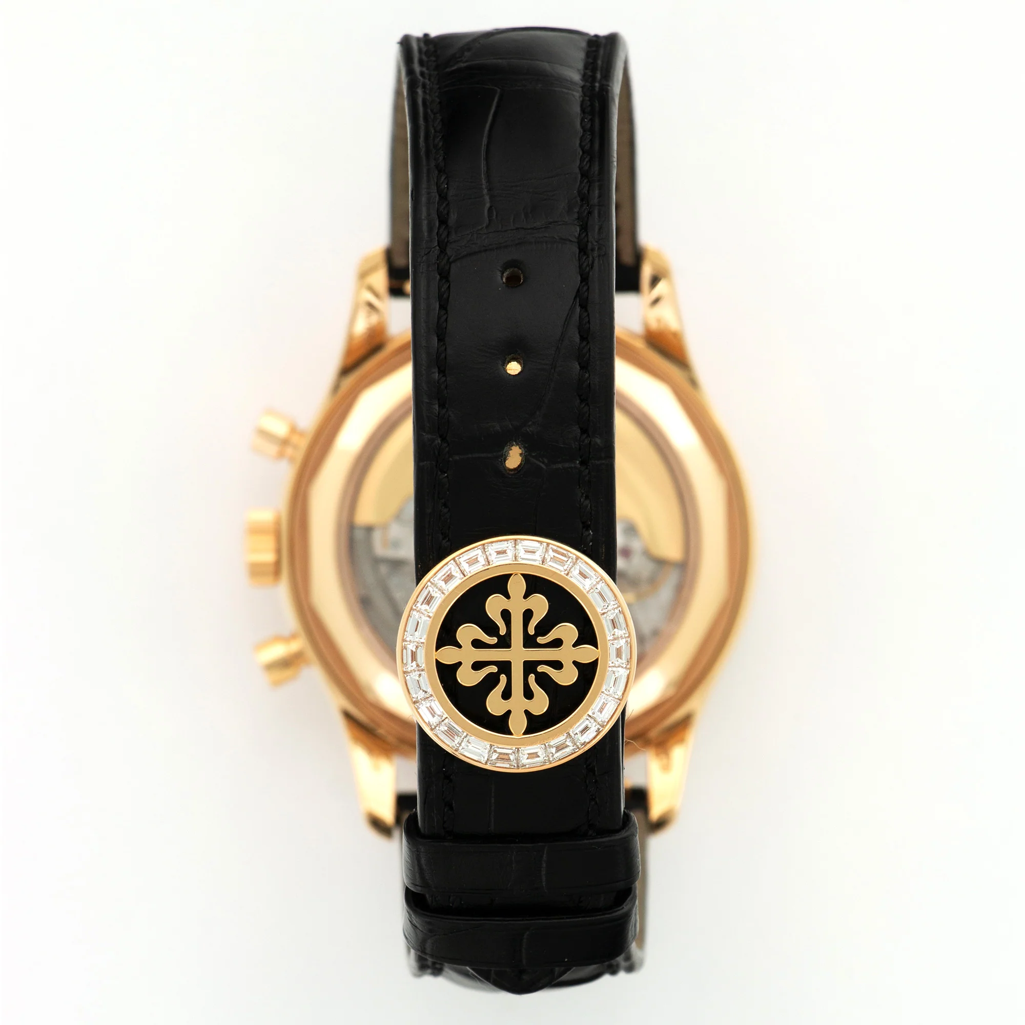 Patek Philippe Rose Gold Chronograph Baguette Watch Ref. 5961 - Image 5