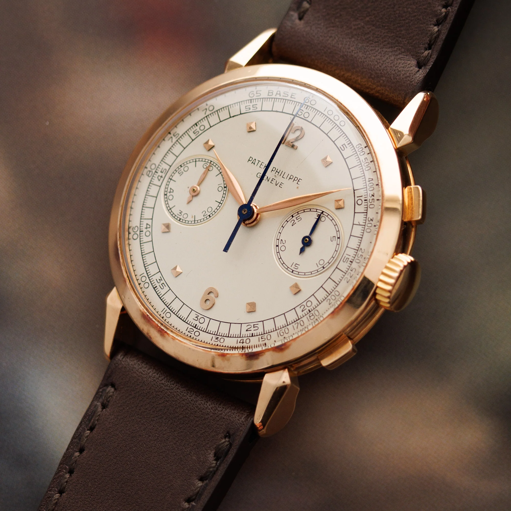 Patek Philippe Rose Gold Chronograph Ref. 1579 - Image 2