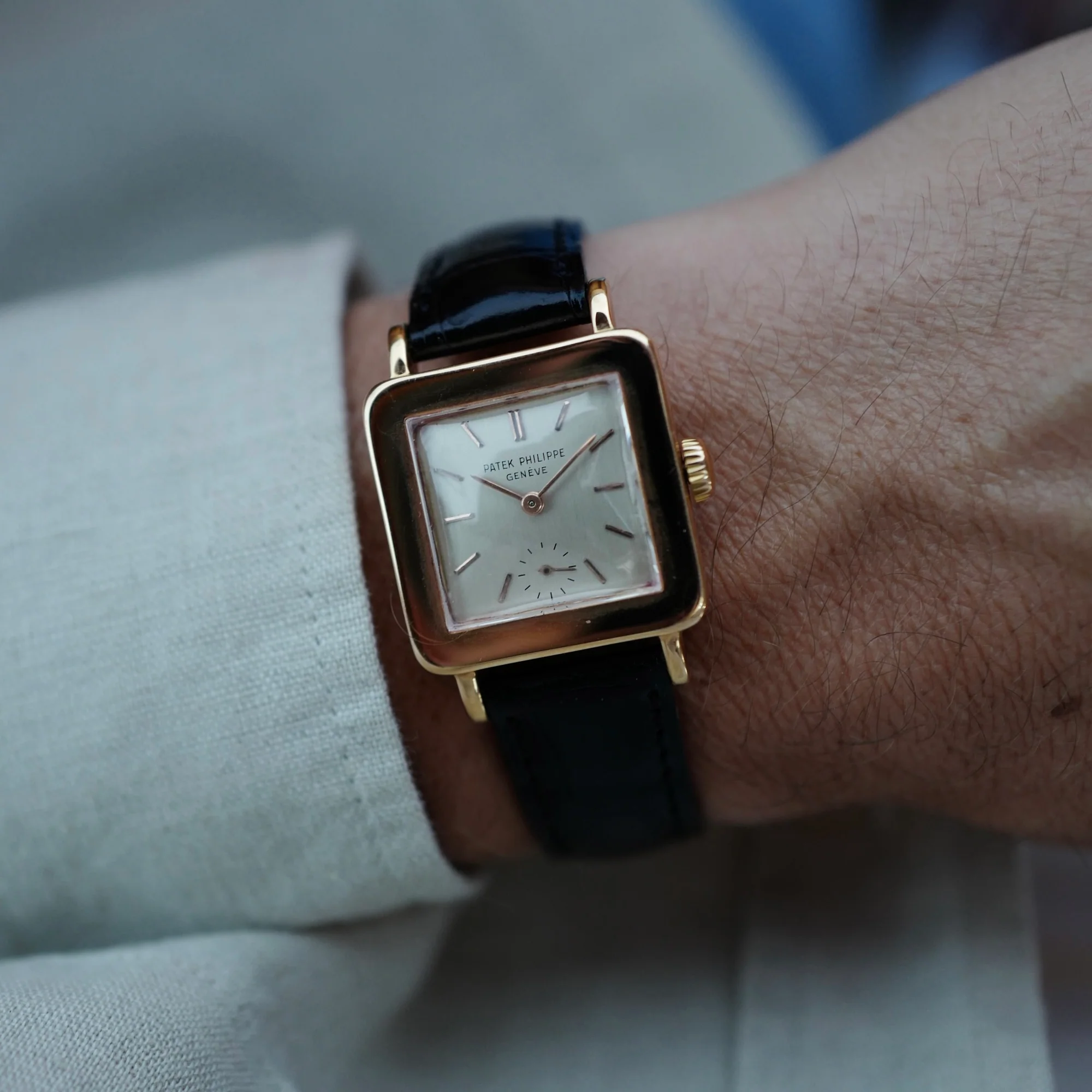 Patek Philippe Rose Gold Cushion Watch Ref. 2444 (New Arrival)