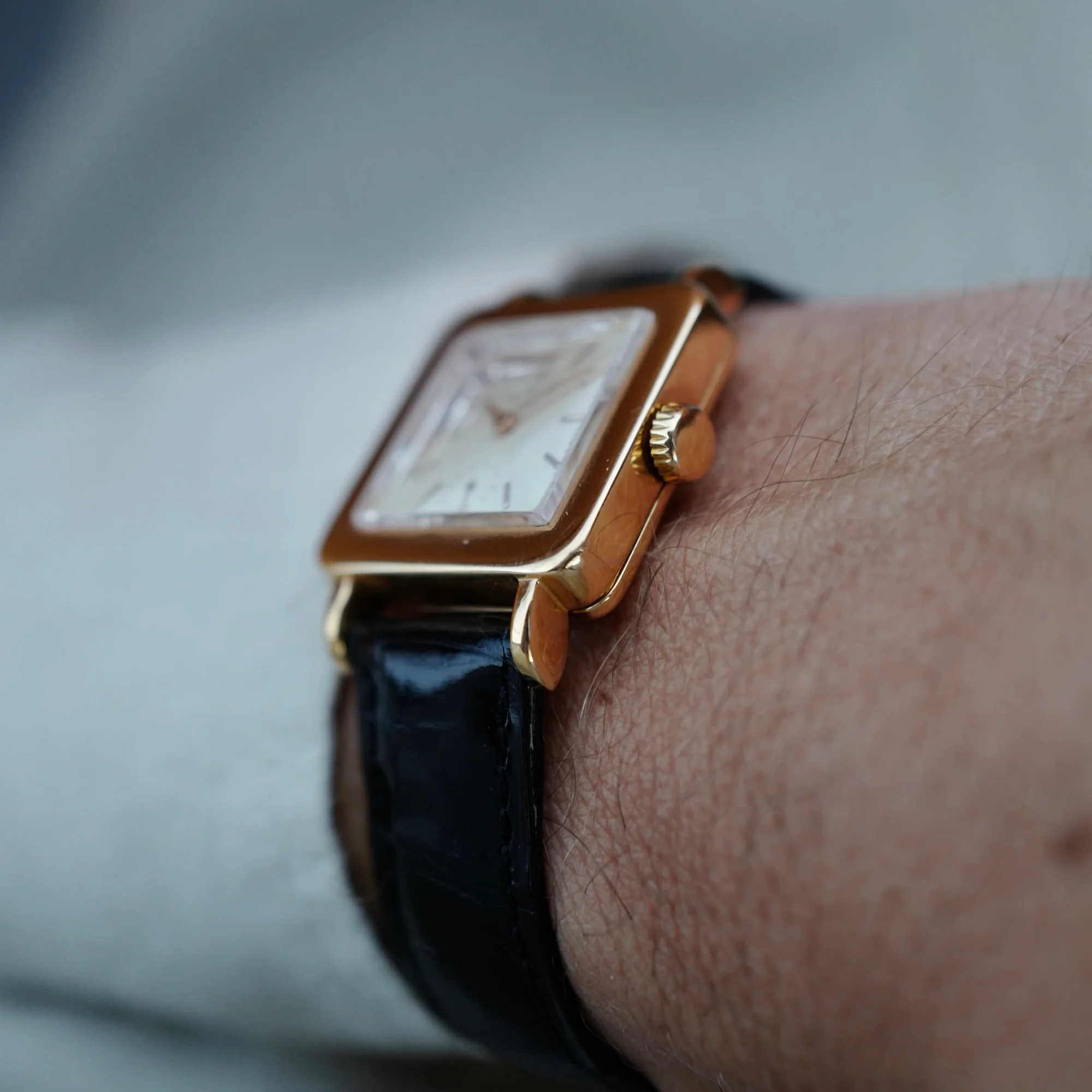 Patek Philippe Rose Gold Cushion Watch Ref. 2444 (New Arrival) - Image 3