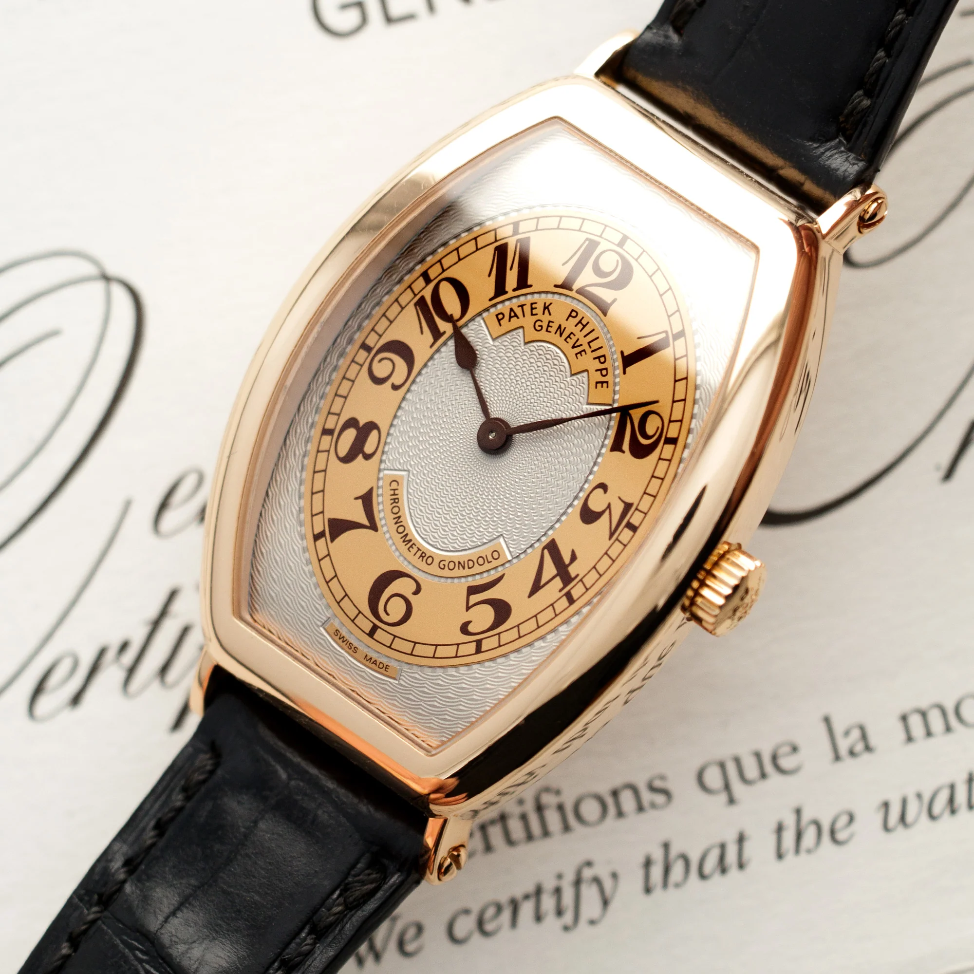 Patek Philippe Rose Gold Gondolo Ref. 5098 - Image 2