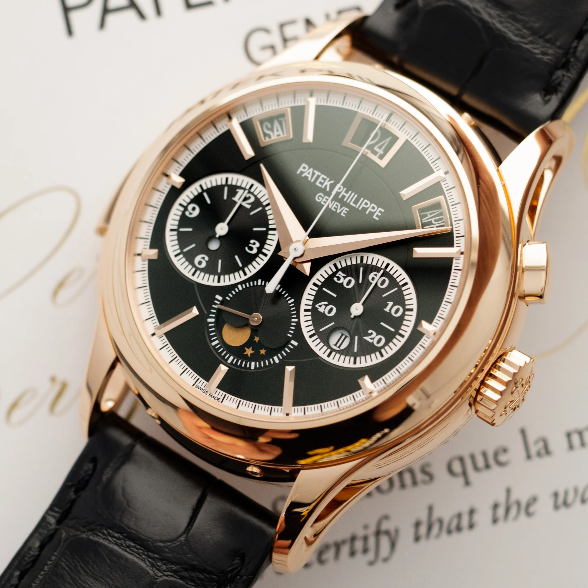 Patek Philippe Rose Gold Grand Complication Minute Repeater Ref. 5208 - Image 2